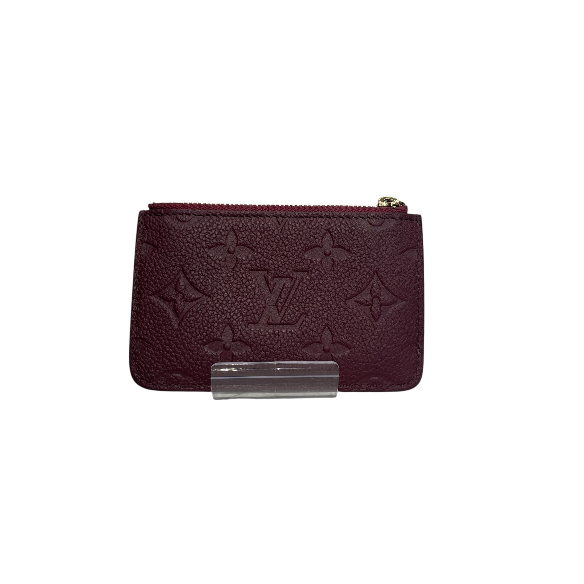 LOUIS VUITTON/Coin Wallet/Monogram/Leather/BRD/ROMY CARD HOLDER view 1