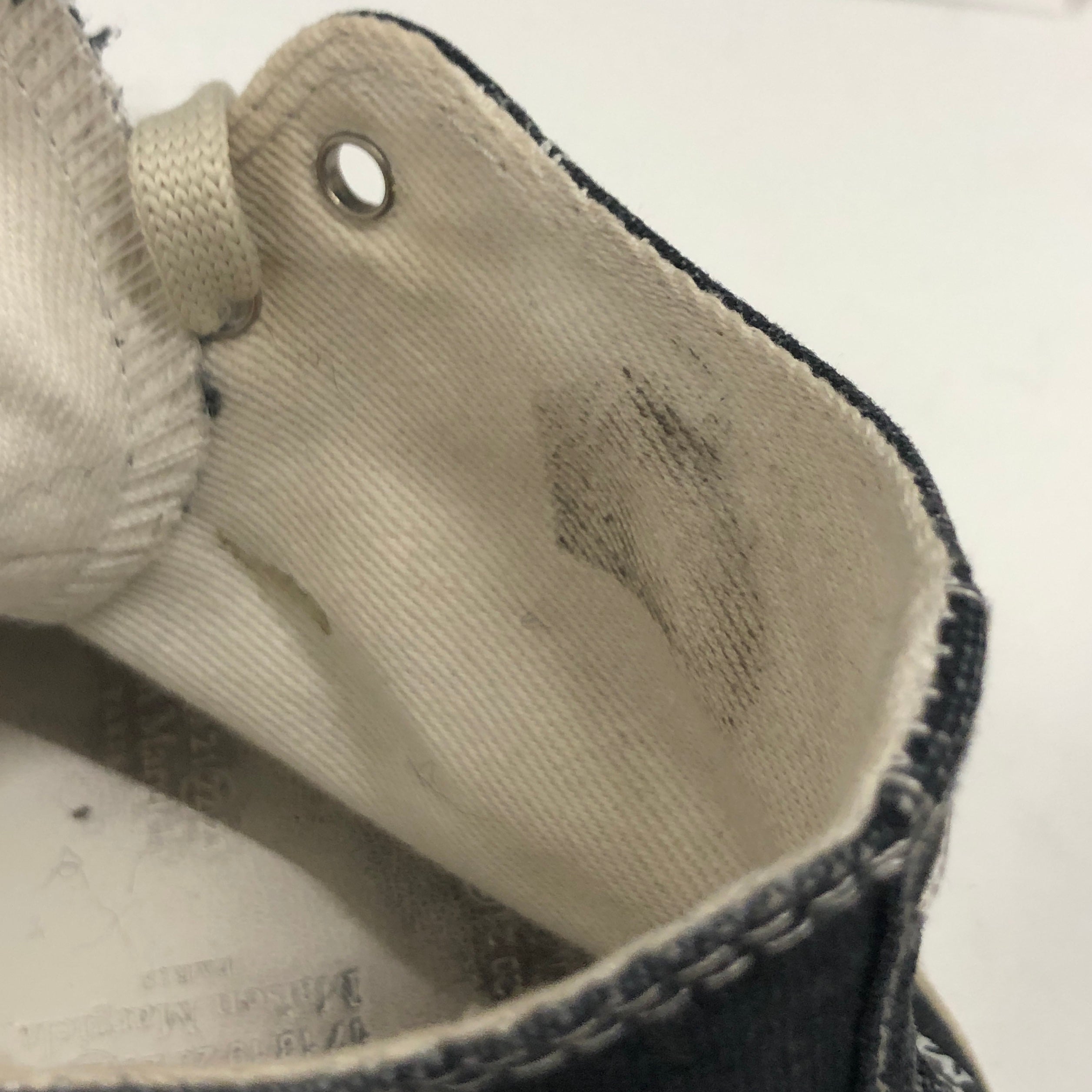 Maison Margiela/Low-Sneakers/EU 36/Cotton/BLK/TABI SNEAKERS view 7