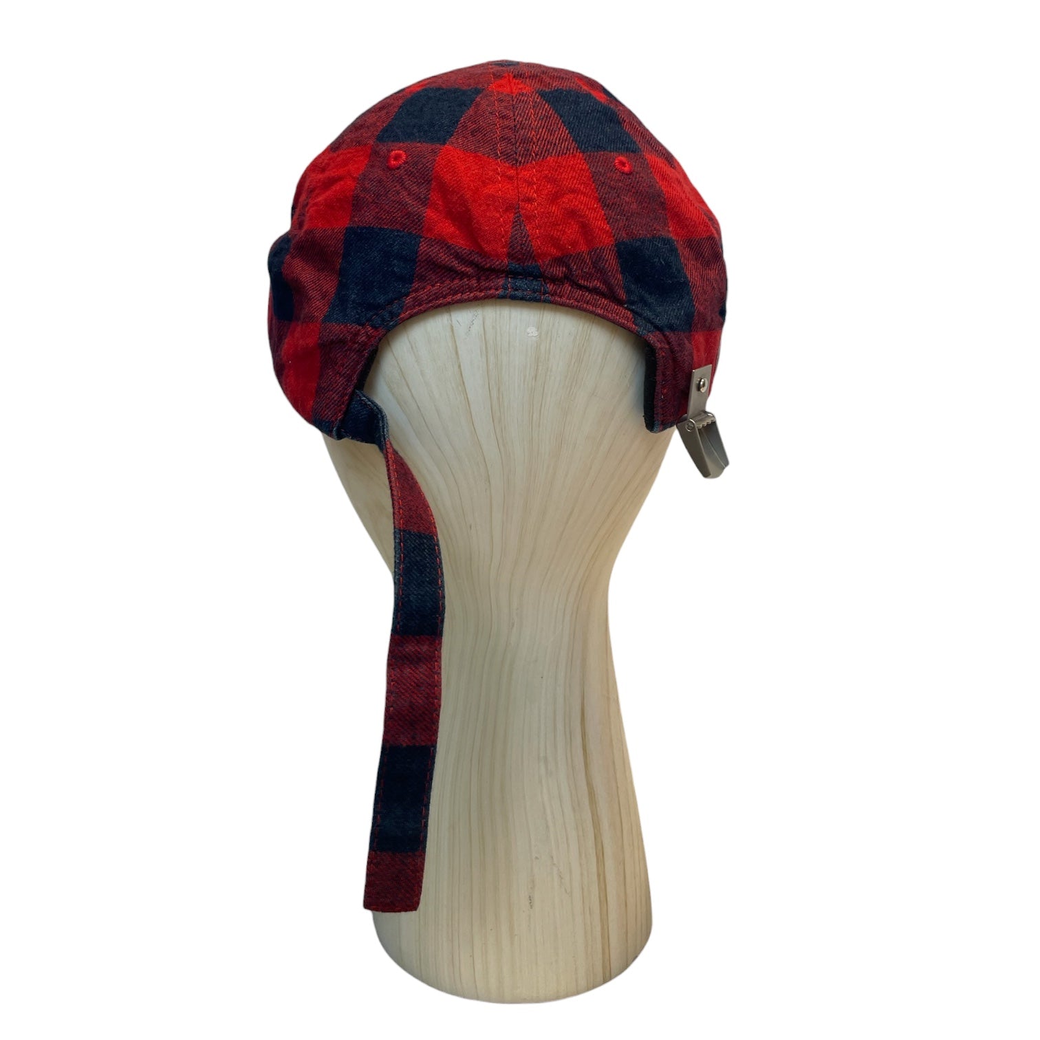 BALENCIAGA/Cap/Plaid/Cotton/RED/M's/BLU AND RED PLAID view 3