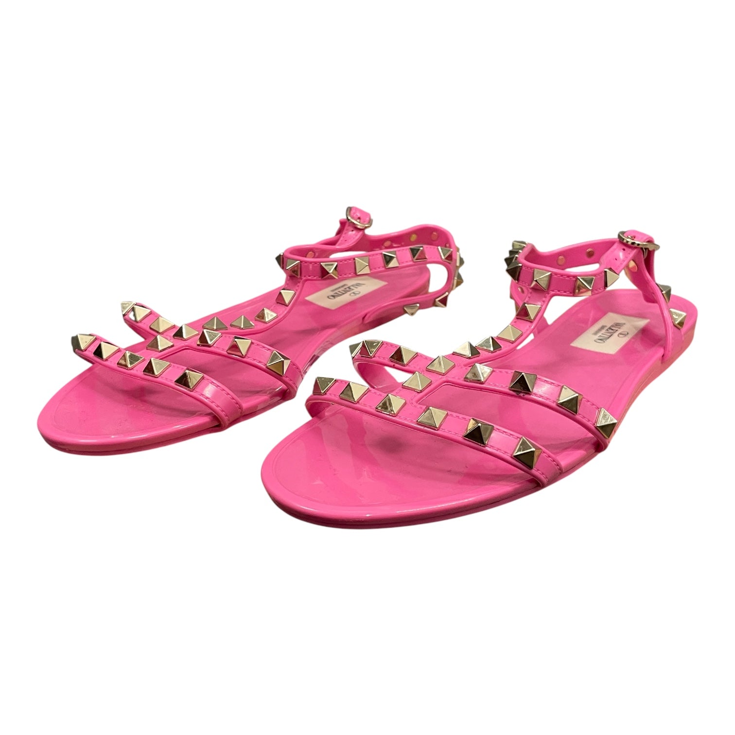 VALENTINO/Sandals/US 7/Acrylic/PNK/VALENTINO ACRYLIC PINK view 1