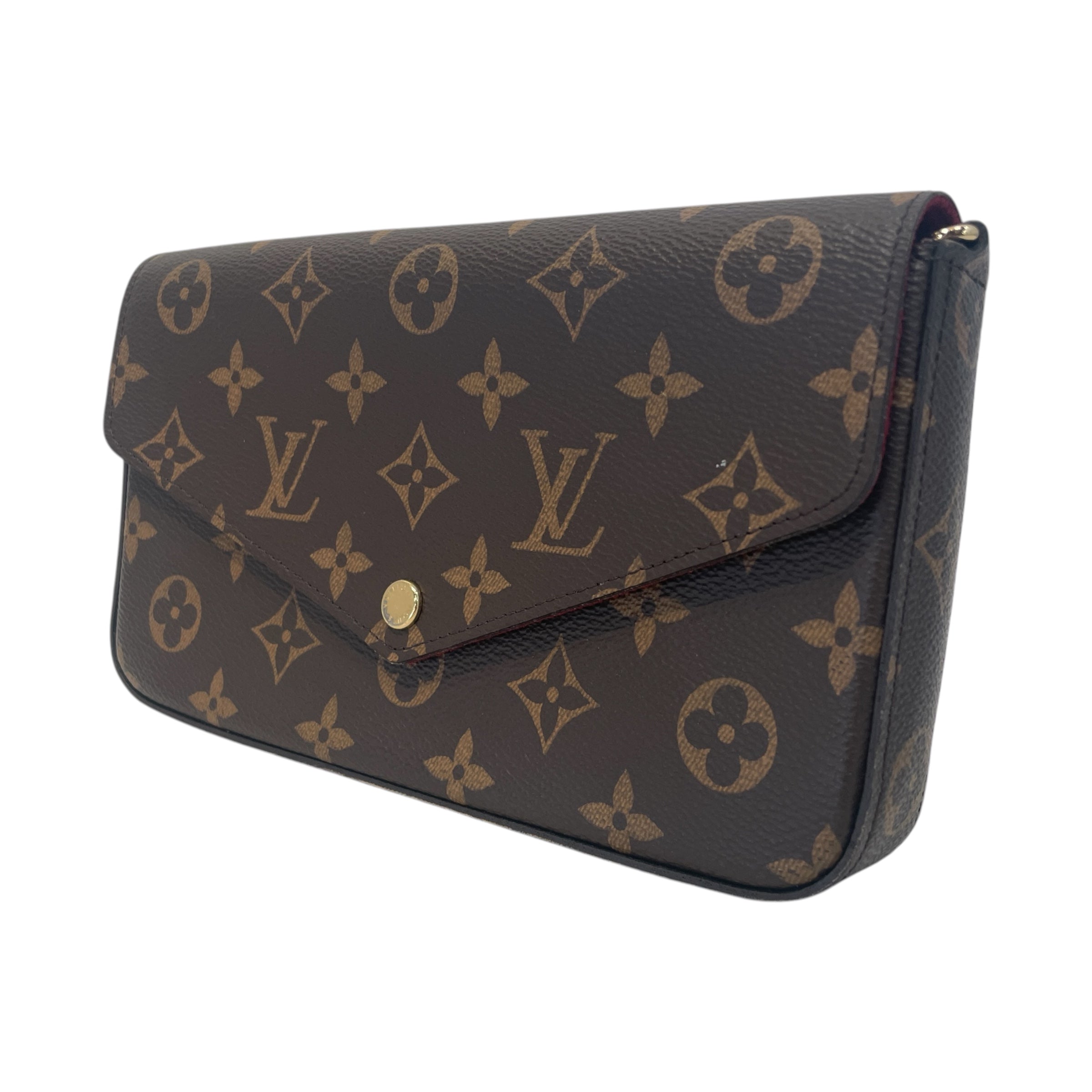 LOUIS VUITTON/Cross Body Bag/Monogram/Leather/BRW/Felicie Pochette view 6