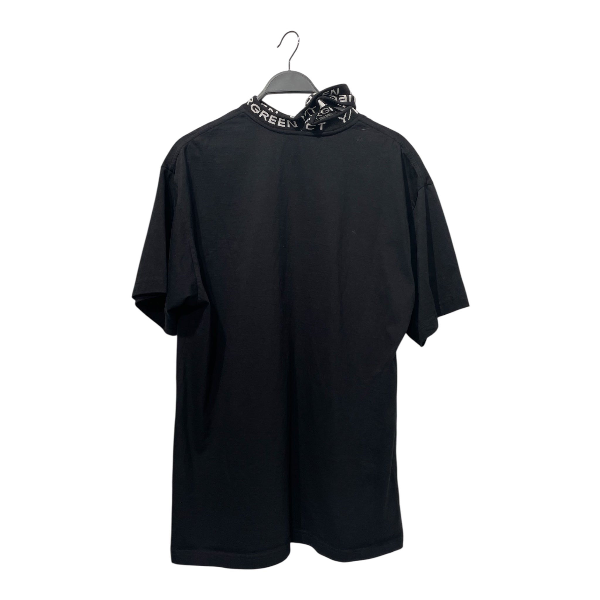 Y/PROJECT/Shirt/L/Cotton/BLK/Triple Collar Neckline view 2
