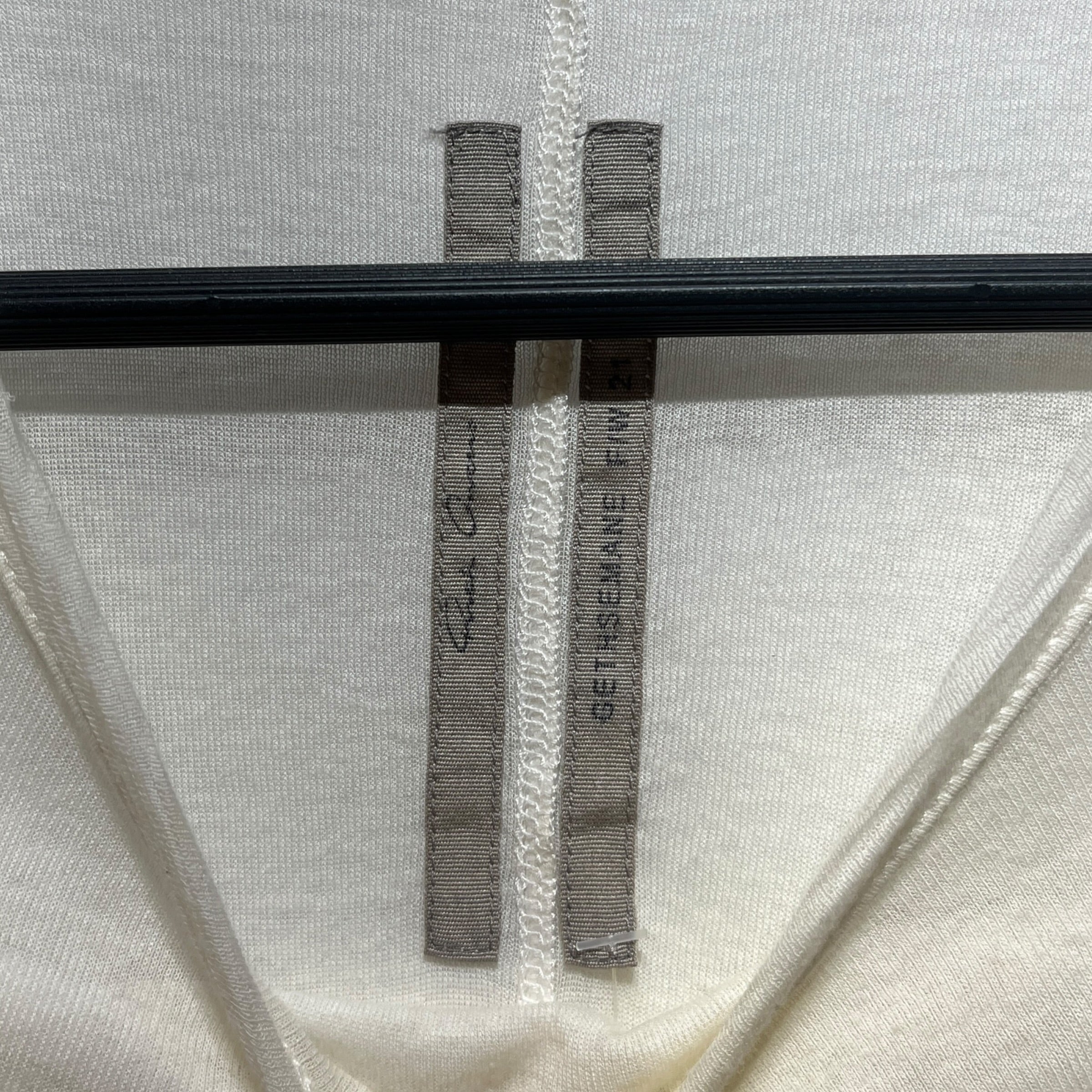 Rick Owens/LS T-Shirt/11/Cotton/CRM/fw 21 milk view 3