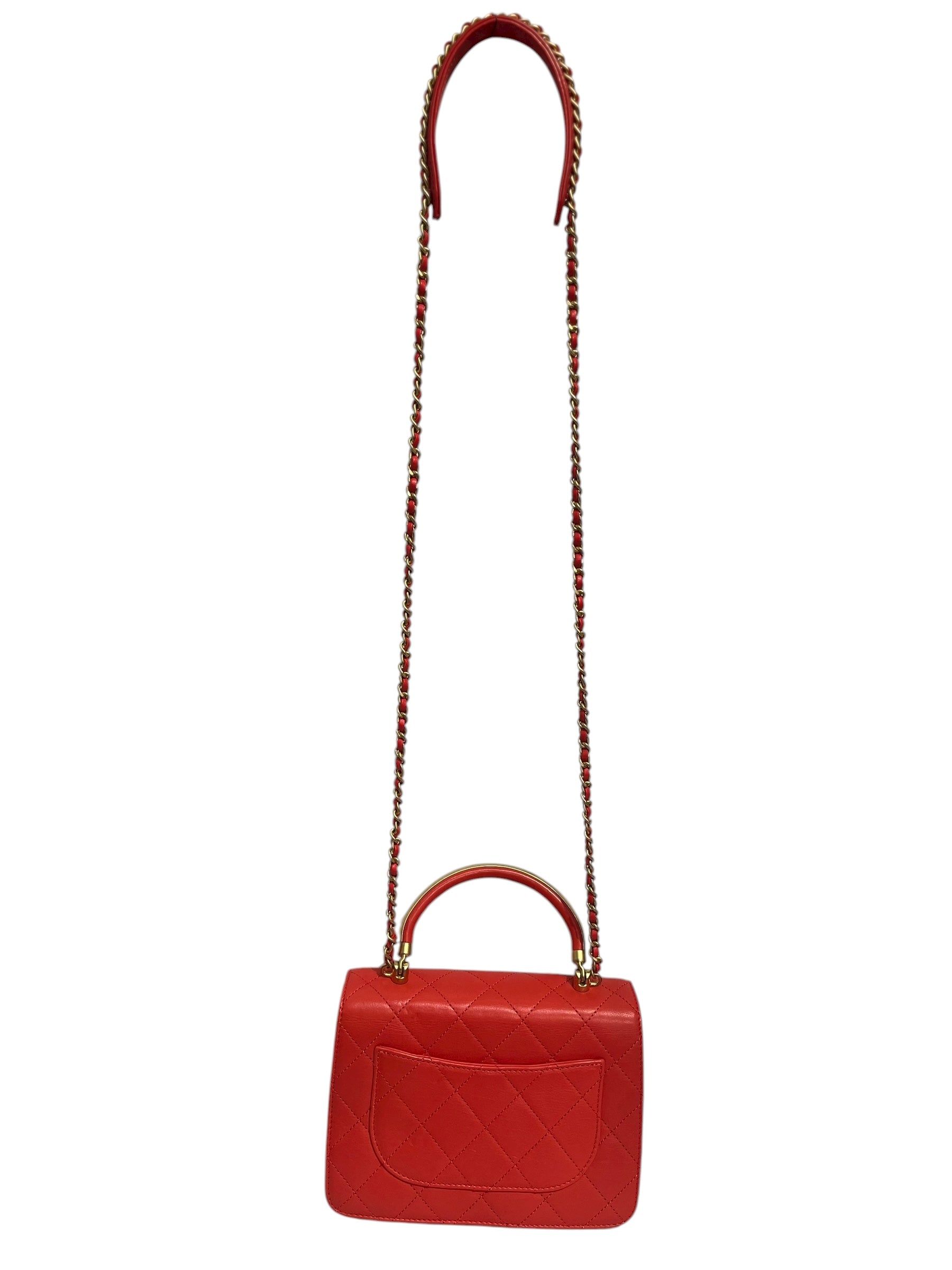 CHANEL/Cross Body Bag/Leather/ORN/CORAL CALFSKIN-EID-JJMV3WK view 2