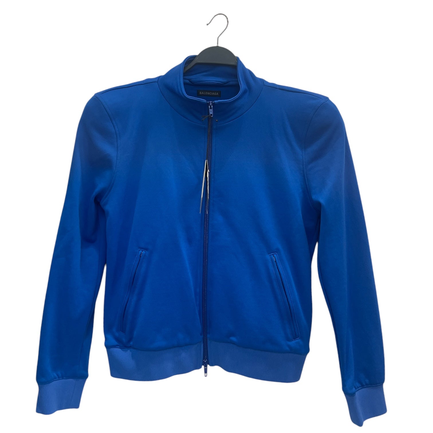 BALENCIAGA/Zip Up Hoodie/XL/Cotton/BLU/all blu view 1