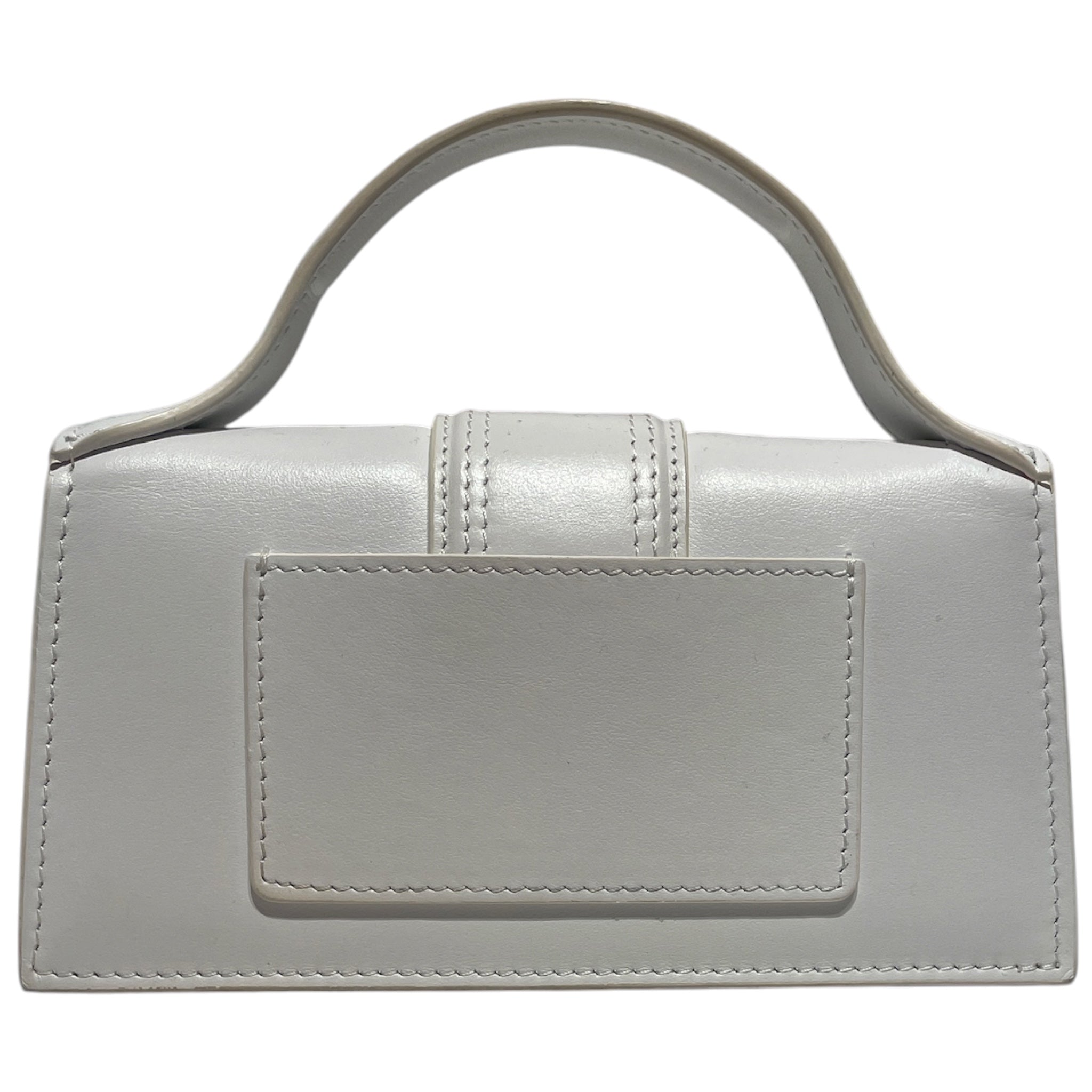 JACQUEMUS/Cross Body Bag/Leather/WHT/Le Bambino Small Bag view 2