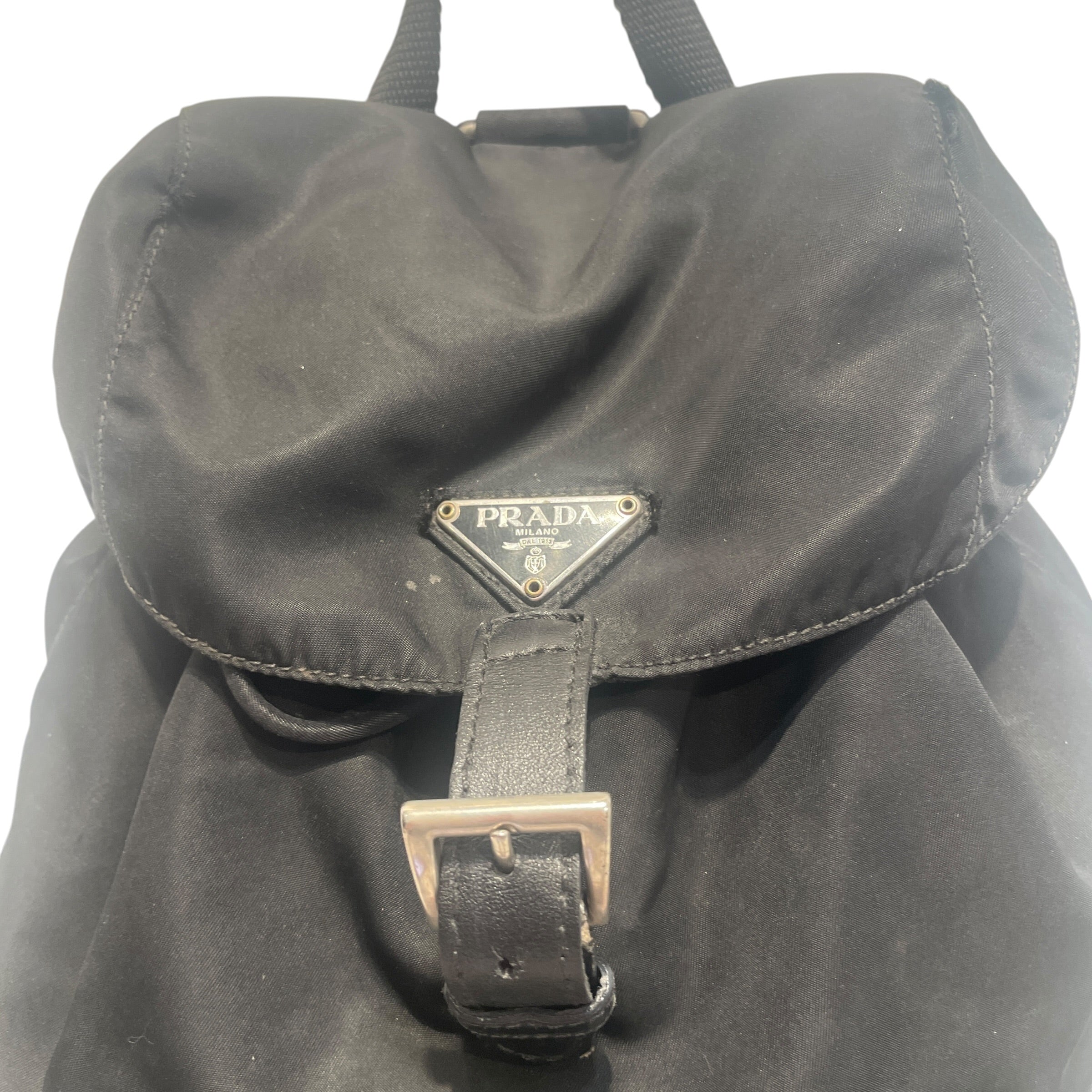 PRADA/Backpack/Nylon/BLK/Drawstring Backpack view 2