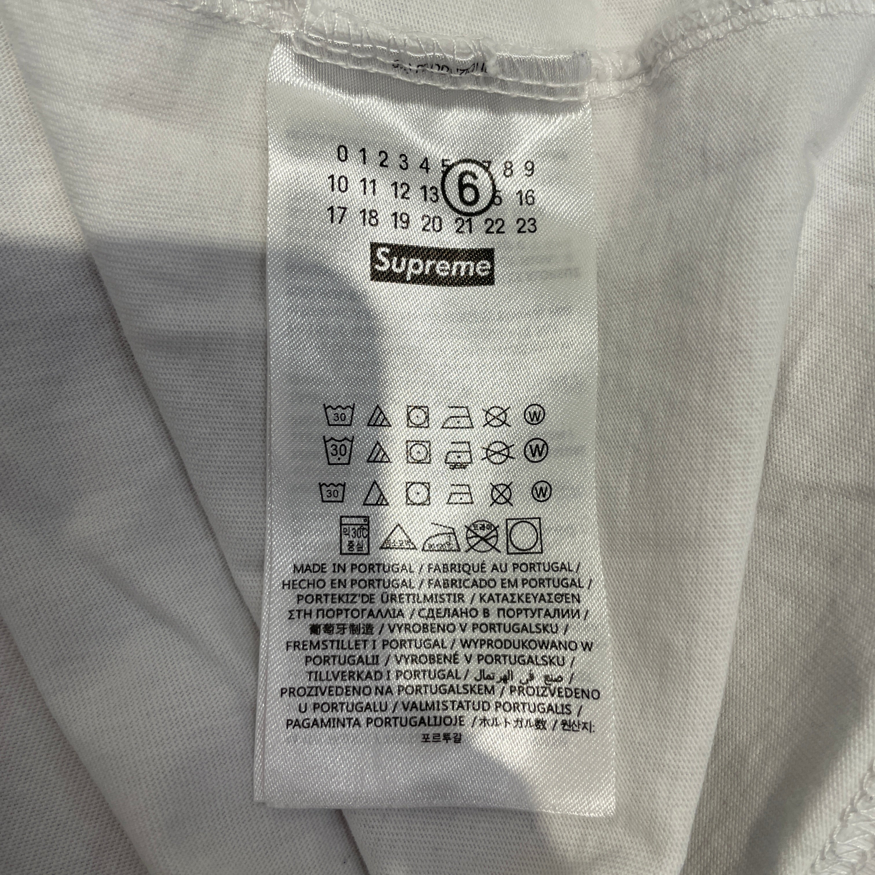 MM6/Supreme/MM6/T-Shirt/L/Cotton/WHT/Graphic/Box Logo Tee view 4