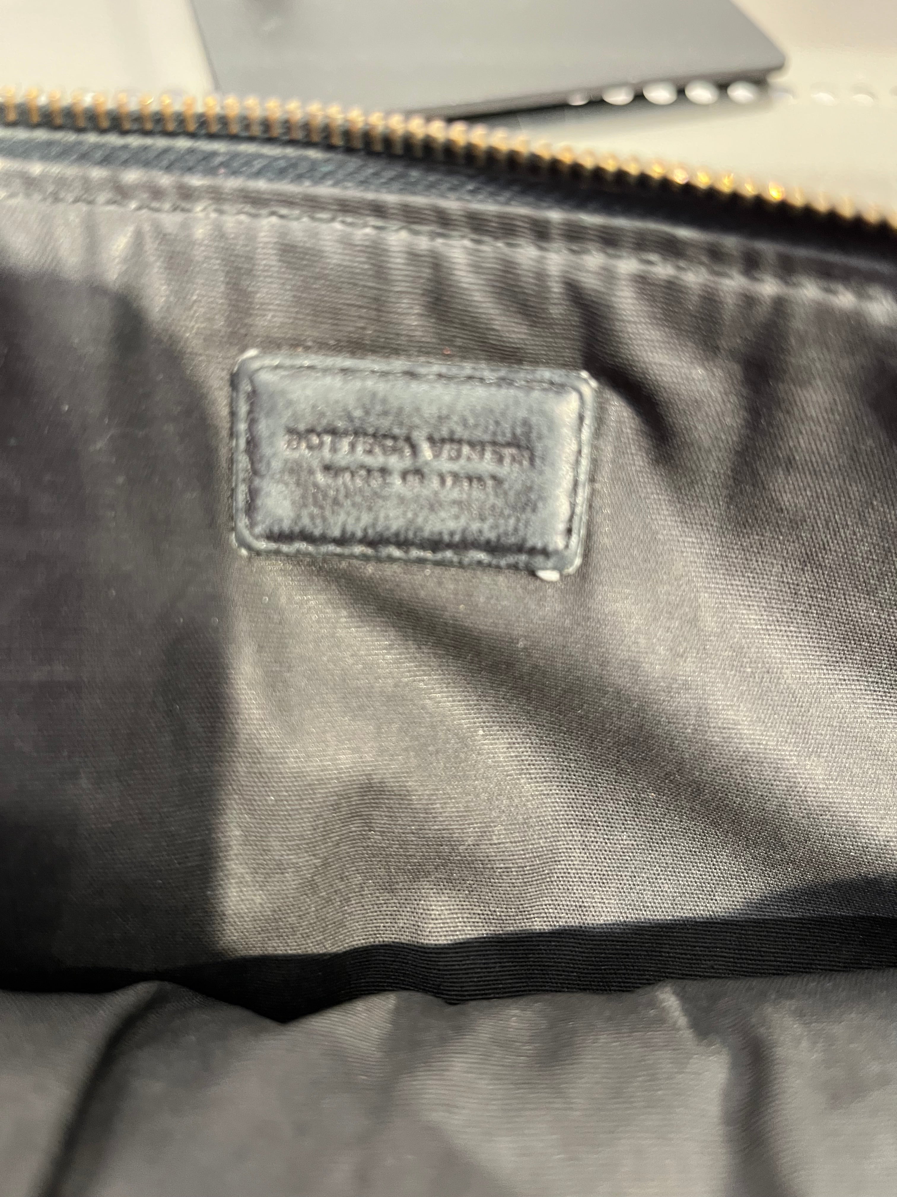 BOTTEGA VENETA/Clutch Bag/Leather/BLK/NAPPA INTRECCIATO CLUTCH view 3