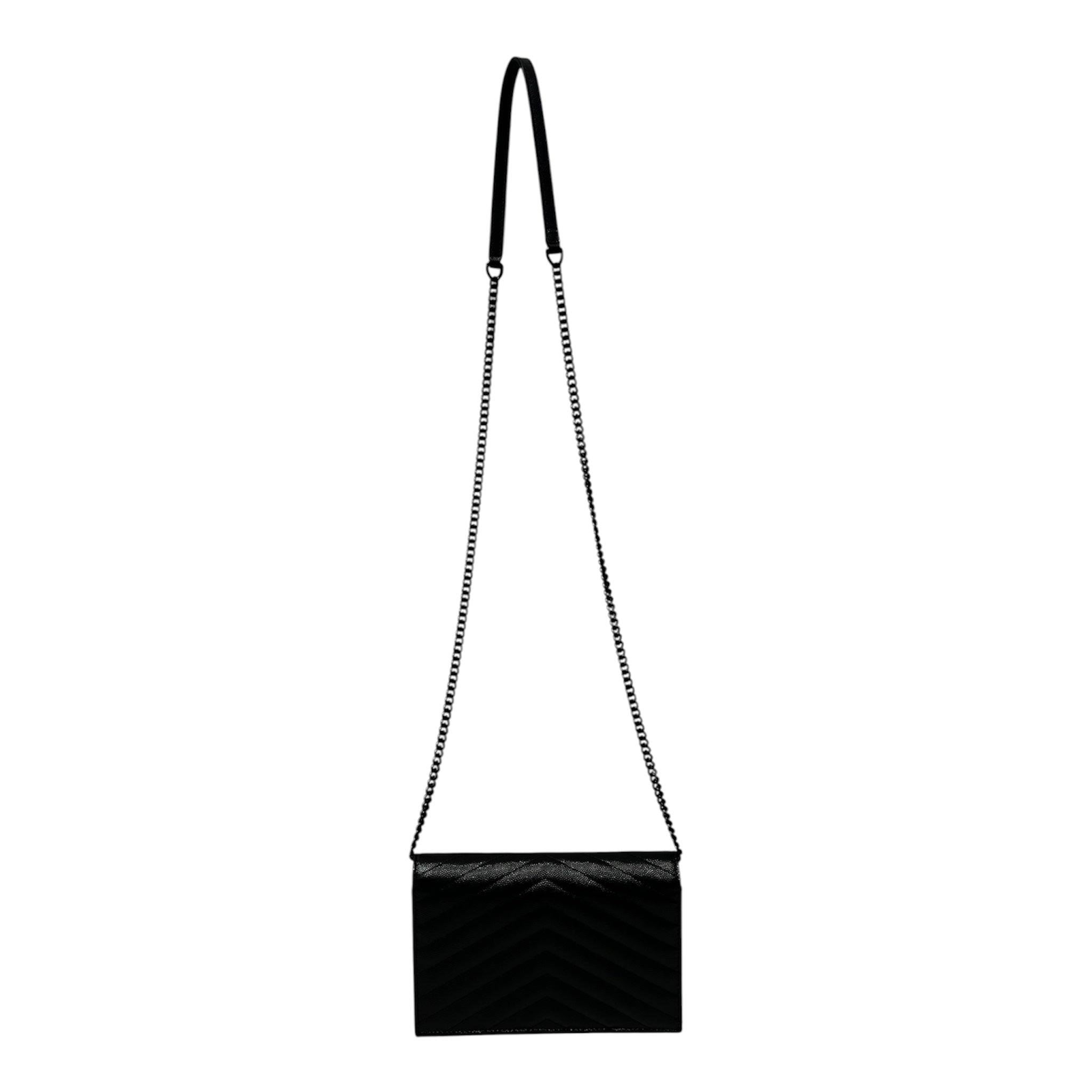 YVES SAINT LAURENT/Bag/Leather/BLK/ view 2