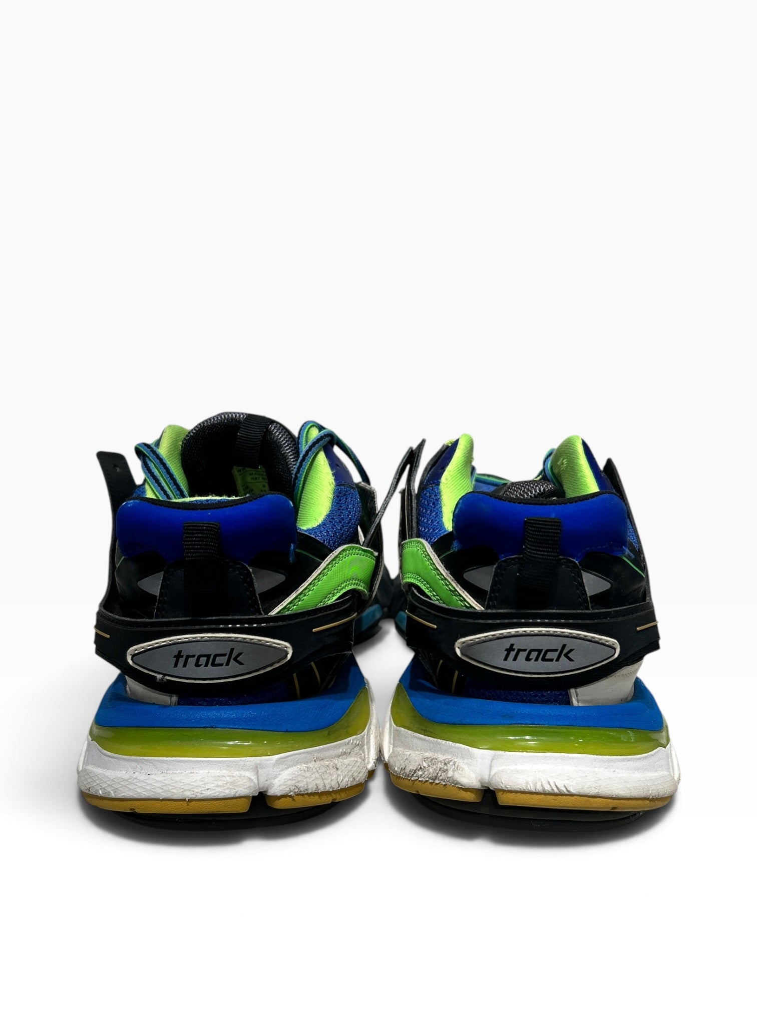 BALENCIAGA/Low-Sneakers/EU 43/All Over Print/BLU/TRACK ATHLETIC GREEN BLUE view 5