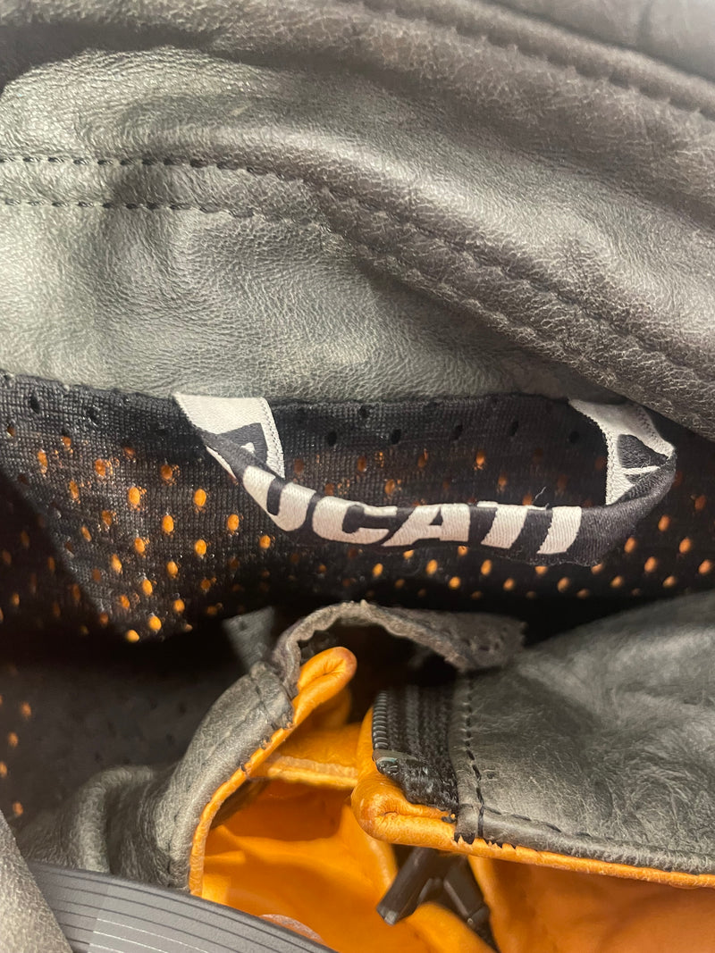 DUCATI/Leather Jkt/58/Leather/ORN/Graphic/RACING JACKET