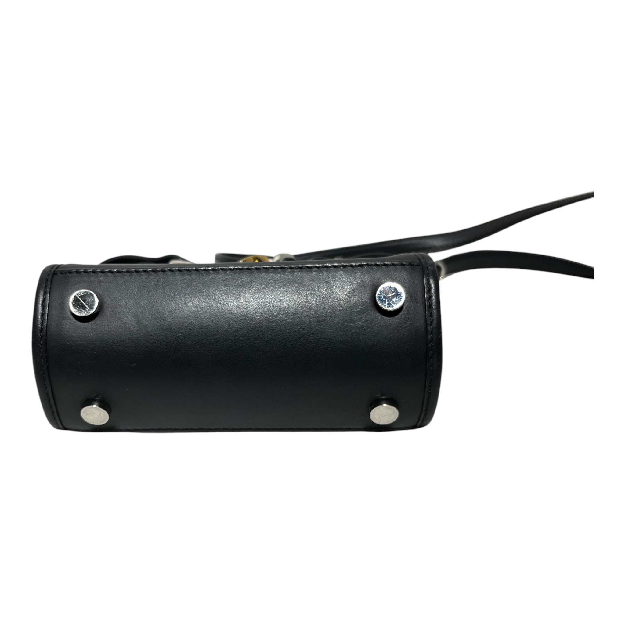 Alexander Wang/Cross Body Bag/Leather/BLK/LOCK AND CHAIN view 3