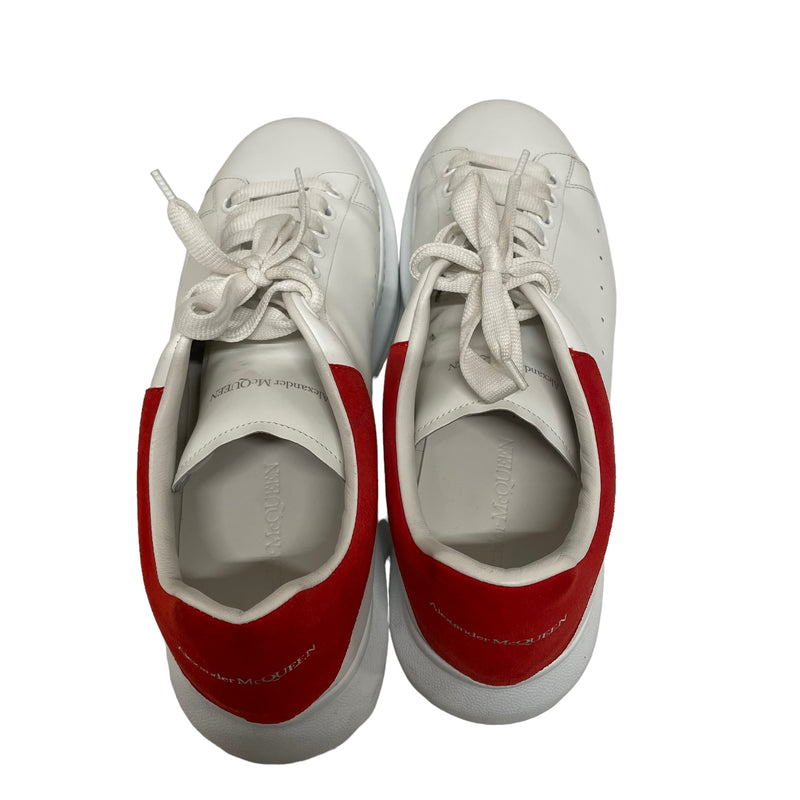 Alexander McQueen/Low-Sneakers/EU 46/Leather/WHT/BLUE BACK TAB