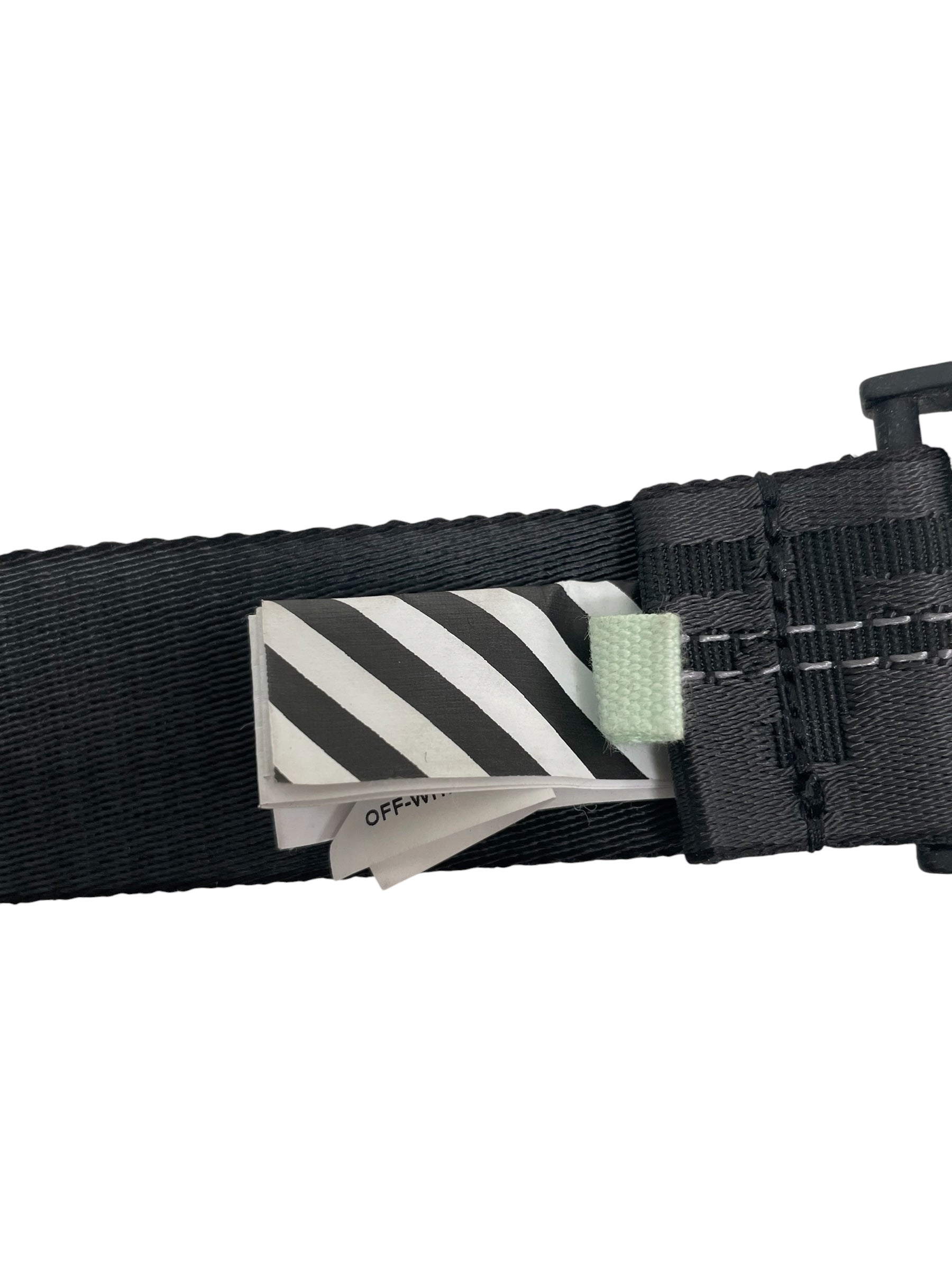 OFF-WHITE/Accessories/Cotton/BLK/OFFWHTE BLK ROLLR CSTER BELT view 2