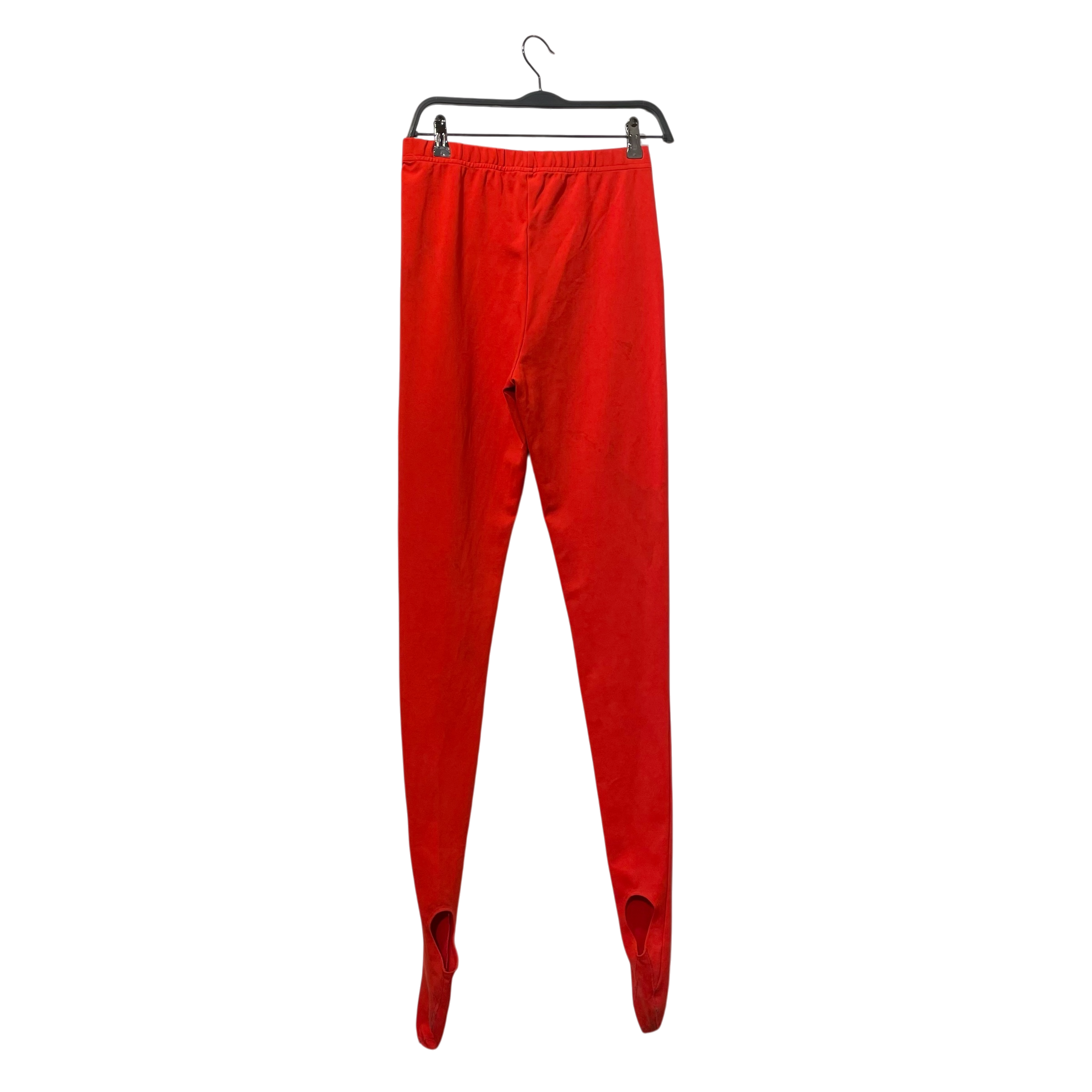 BALENCIAGA/Skinny Pants/42/Polyester/RED/2020 FOOT STRAP STRETCH PANT view 2