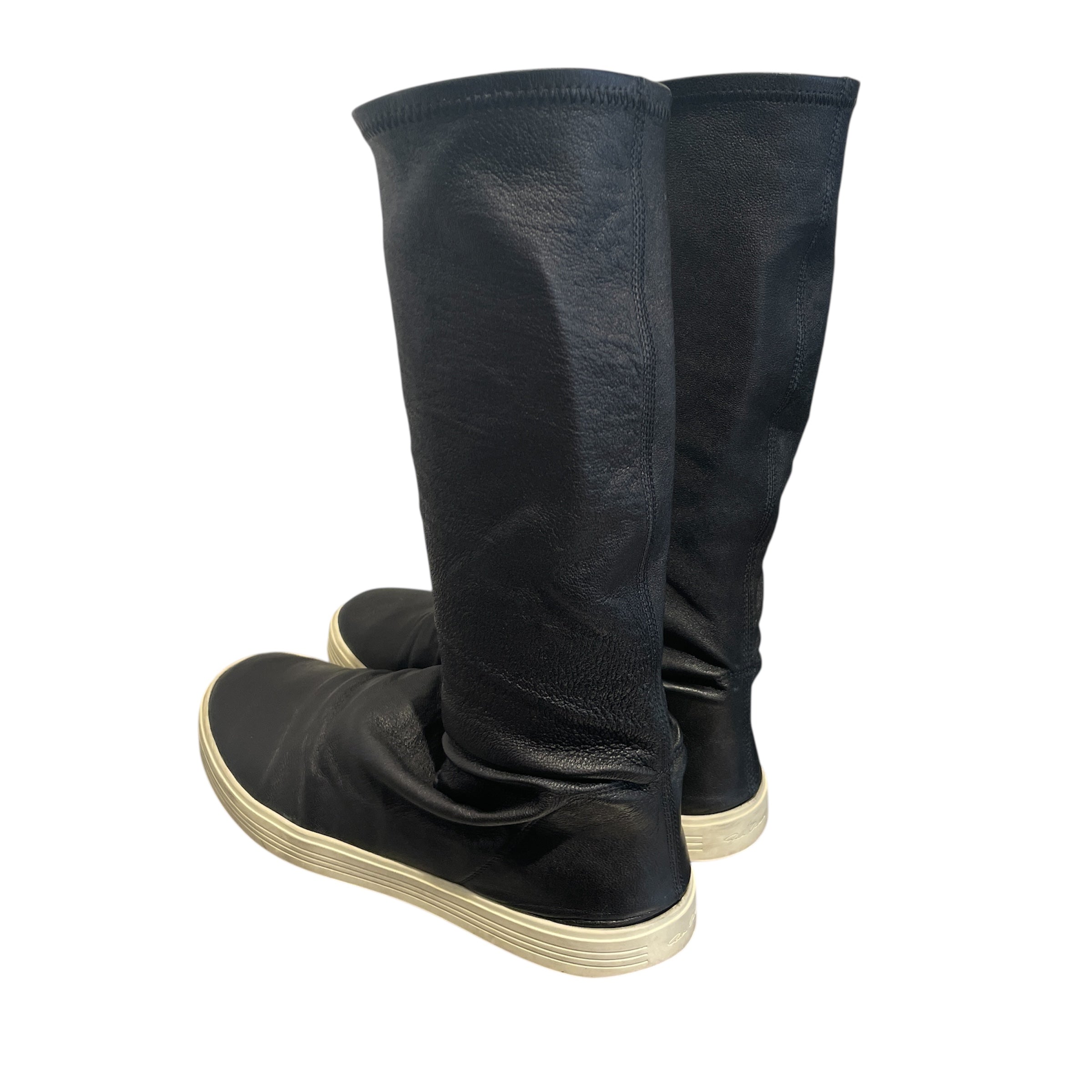 Rick Owens/Hi-Sneakers/EU 43/Leather/BLK/FW16 Mastodon Sock Sneaker view 2