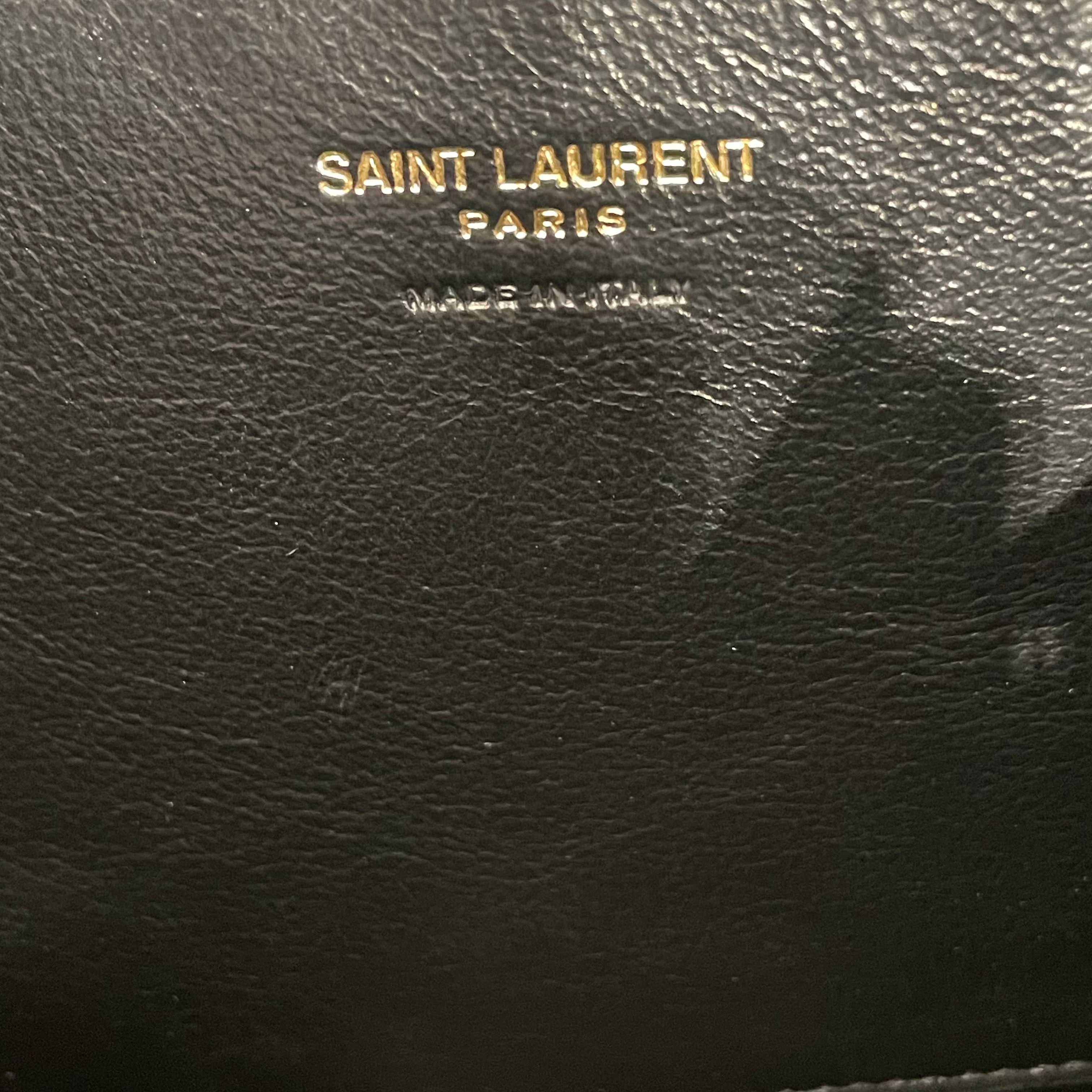 SAINT LAURENT/Bag/Leather/BRW/CASSANDRE PUCH ON CHAIN view 6
