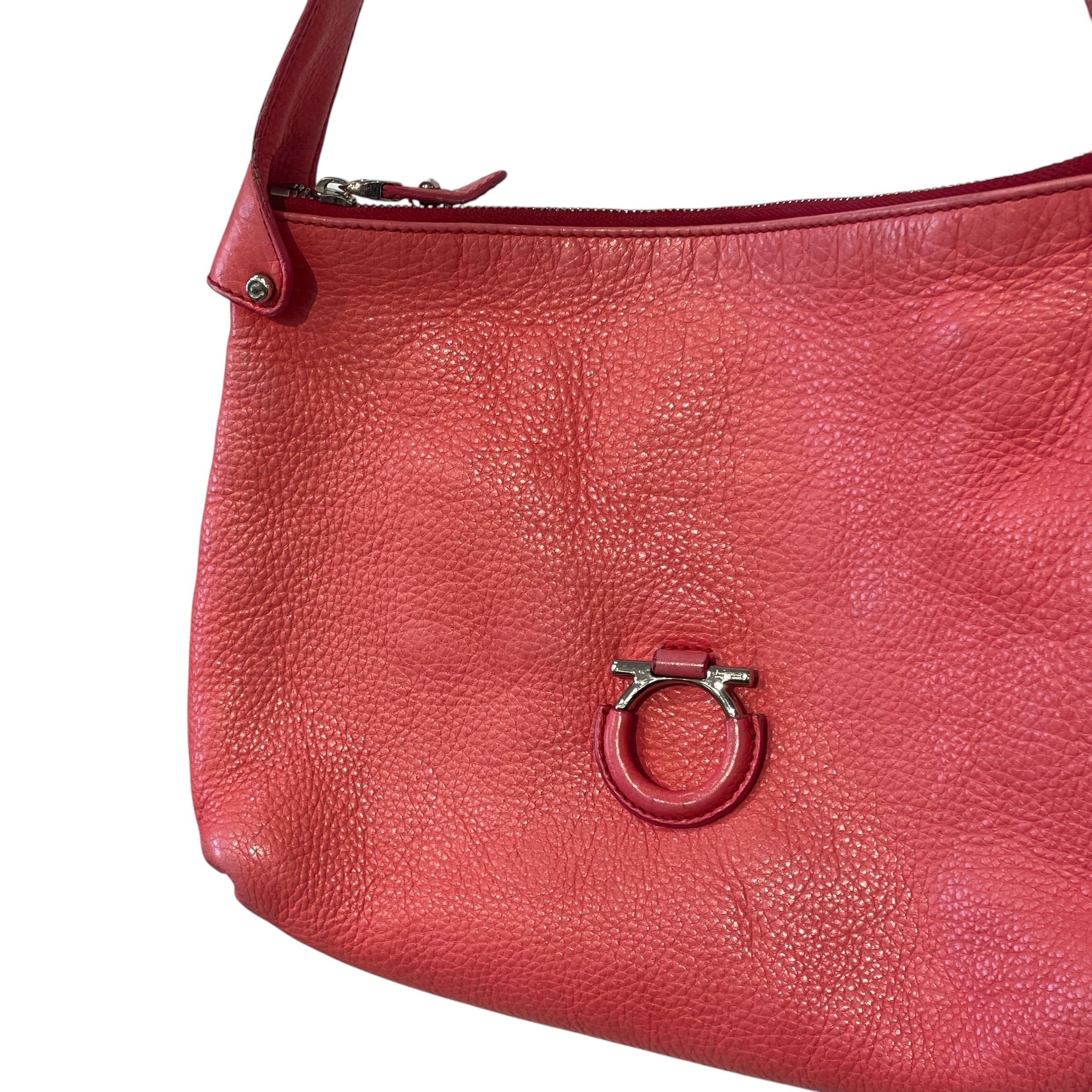 Salvatore Ferragamo/Bag/Leather/PNK/GANCINI SILVER HARDWARE view 3