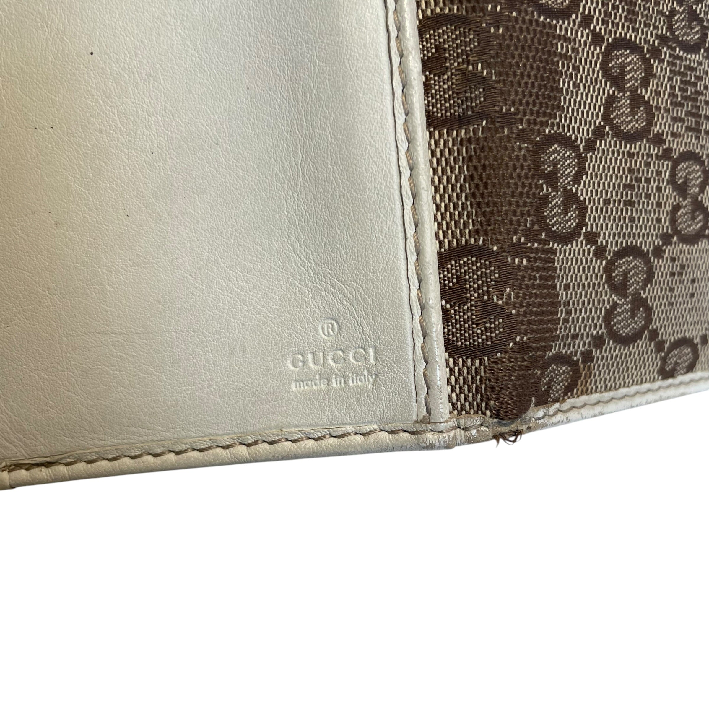 GUCCI/Bifold Wallet/Leather/BRW/BROWN PLAIN GUCCI view 7