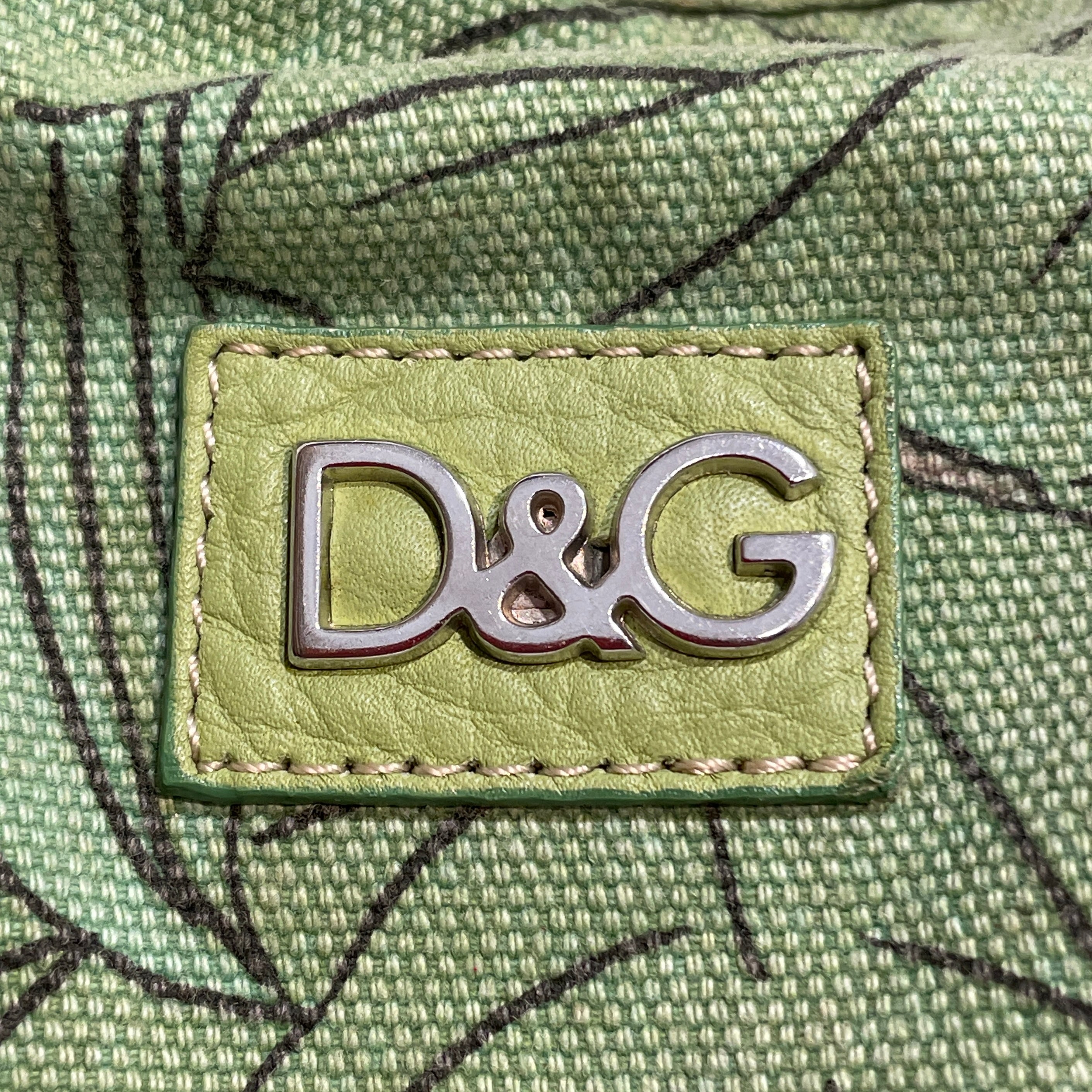 DOLCE&GABBANA/Bag/Floral Pattern/Cotton/GRN/Floral Bag view 5