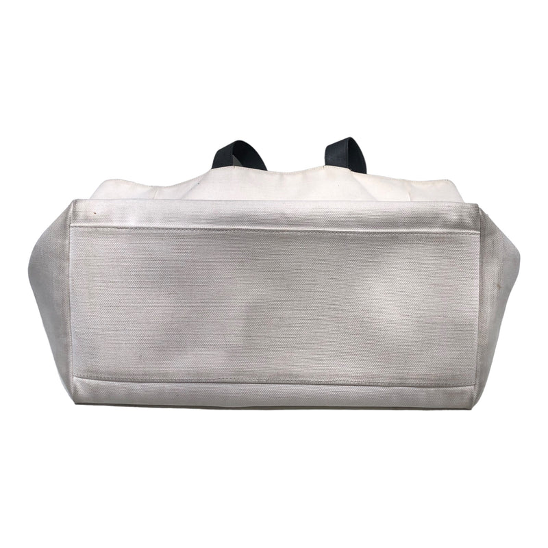 BALENCIAGA/Bag/Graphic/Cotton/WHT/Logo tote