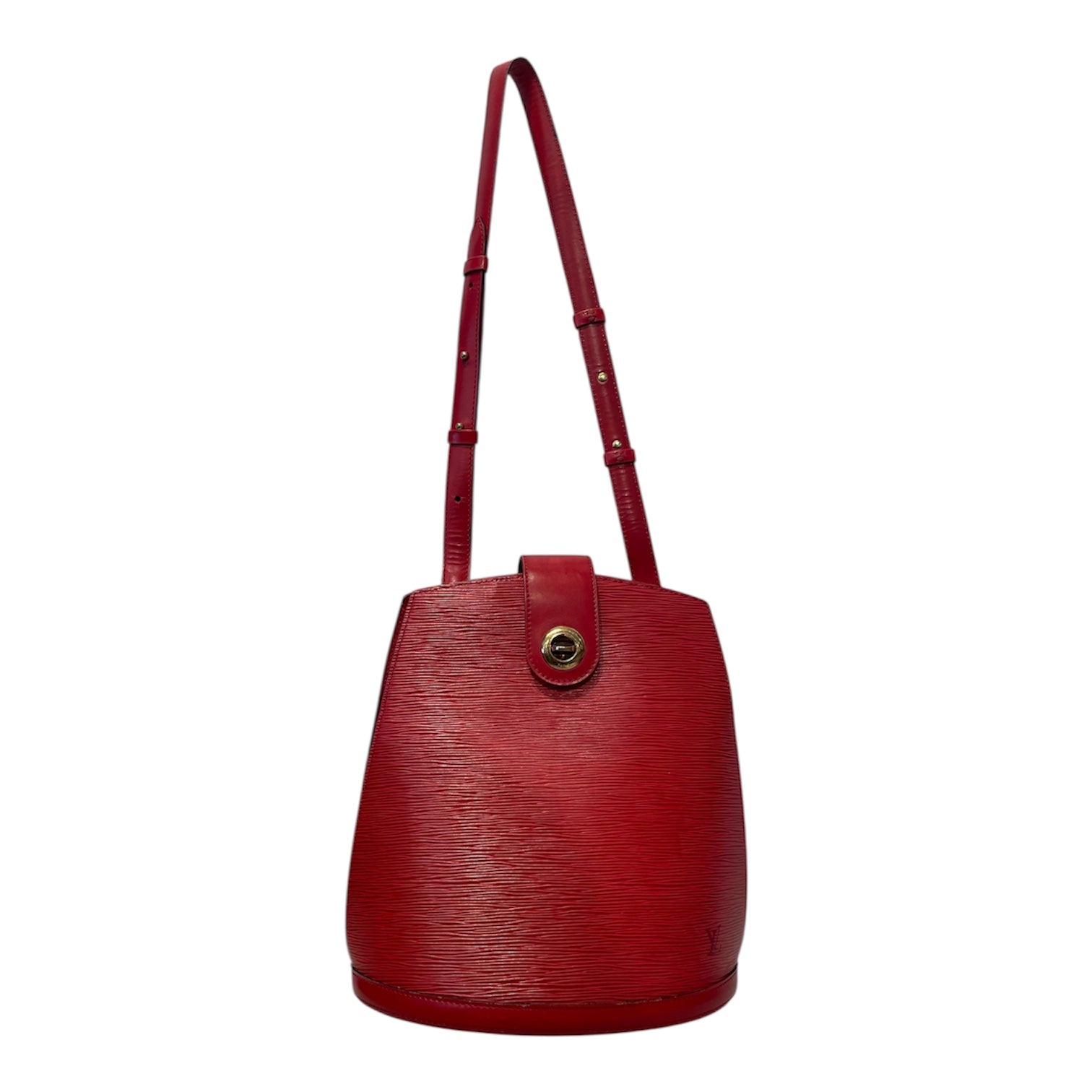 LOUIS VUITTON/Bag/Leather/RED/EPI CLUNY view 1