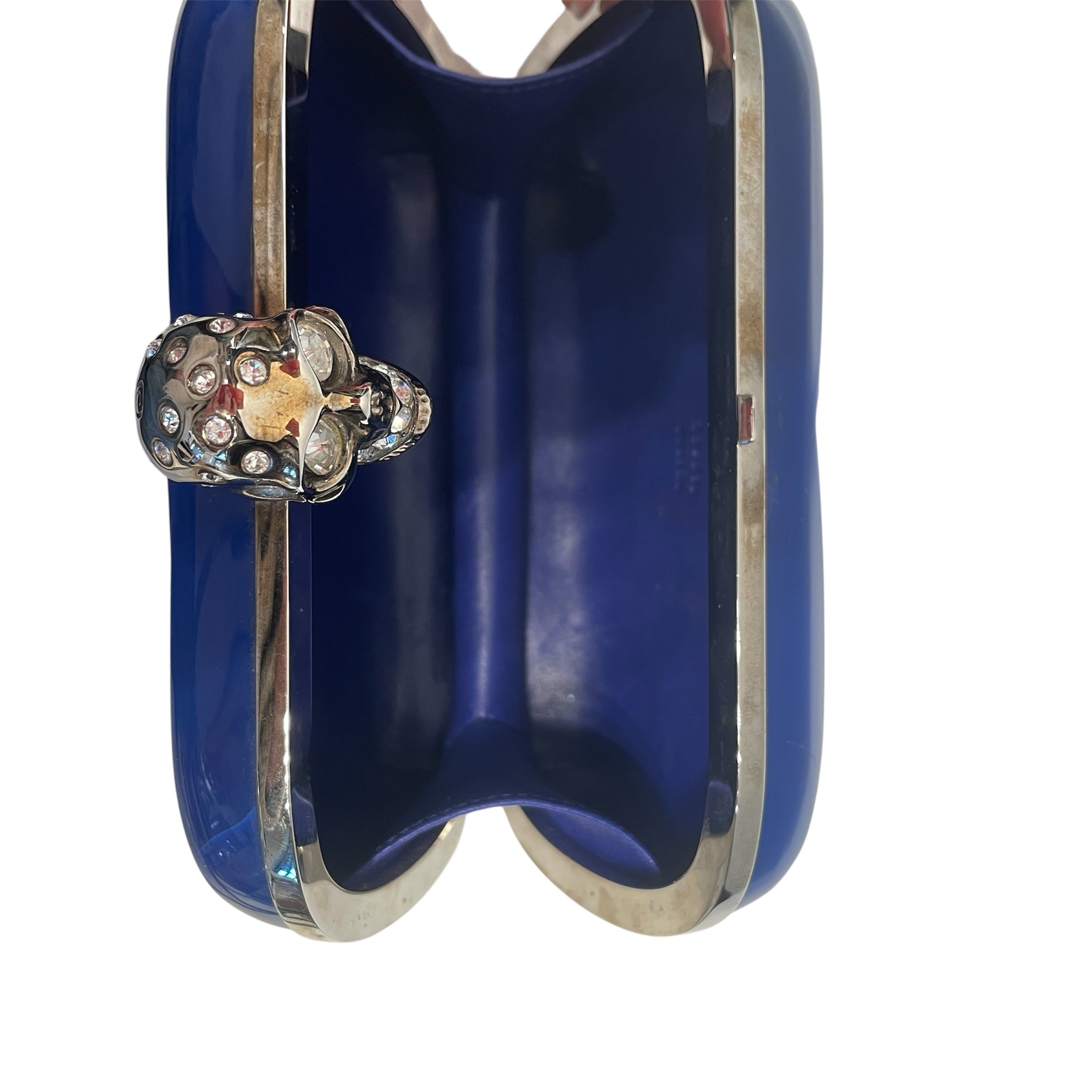 Alexander McQueen/Clutch Bag/All Over Print/MLT/blue & red skull clutch view 5