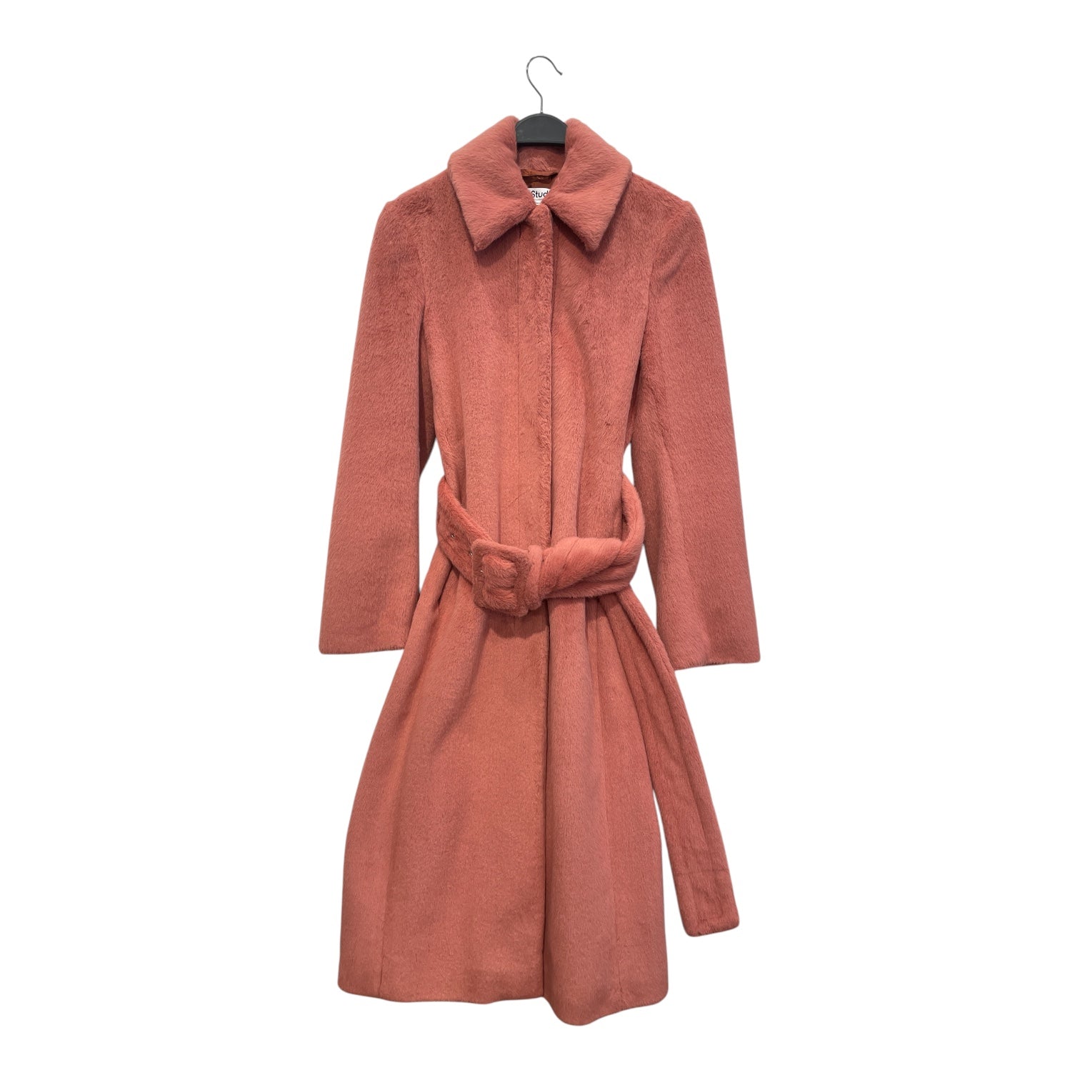 Acne Studios/Trench Coat/34/Fake Fur/PNK/Maxi Length/ view 1