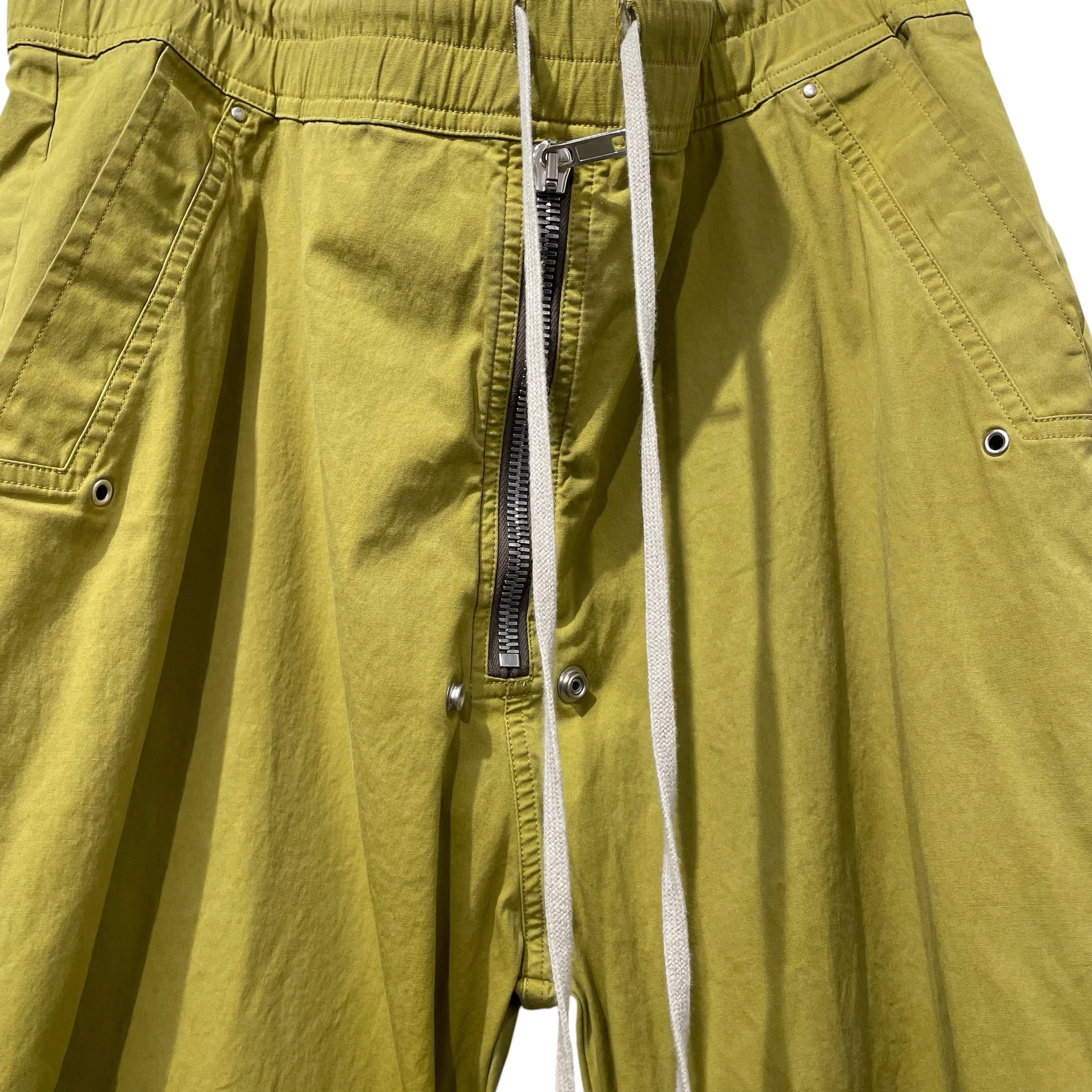 Rick Owens/Bootcut Pants/32/Cotton/GRN/BELA TROUSERS IN ACID view 4