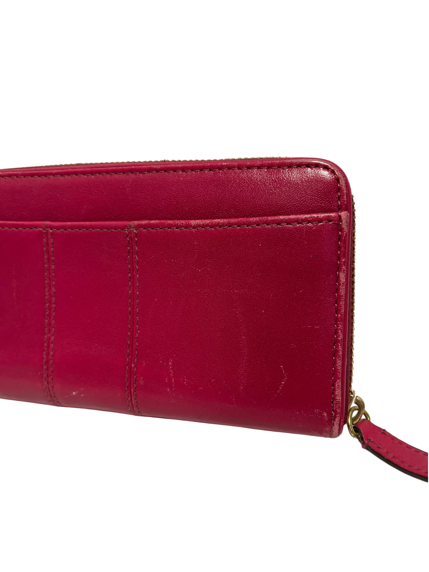 COACH/Long Wallet/Leather/PNK/L's/ view 5