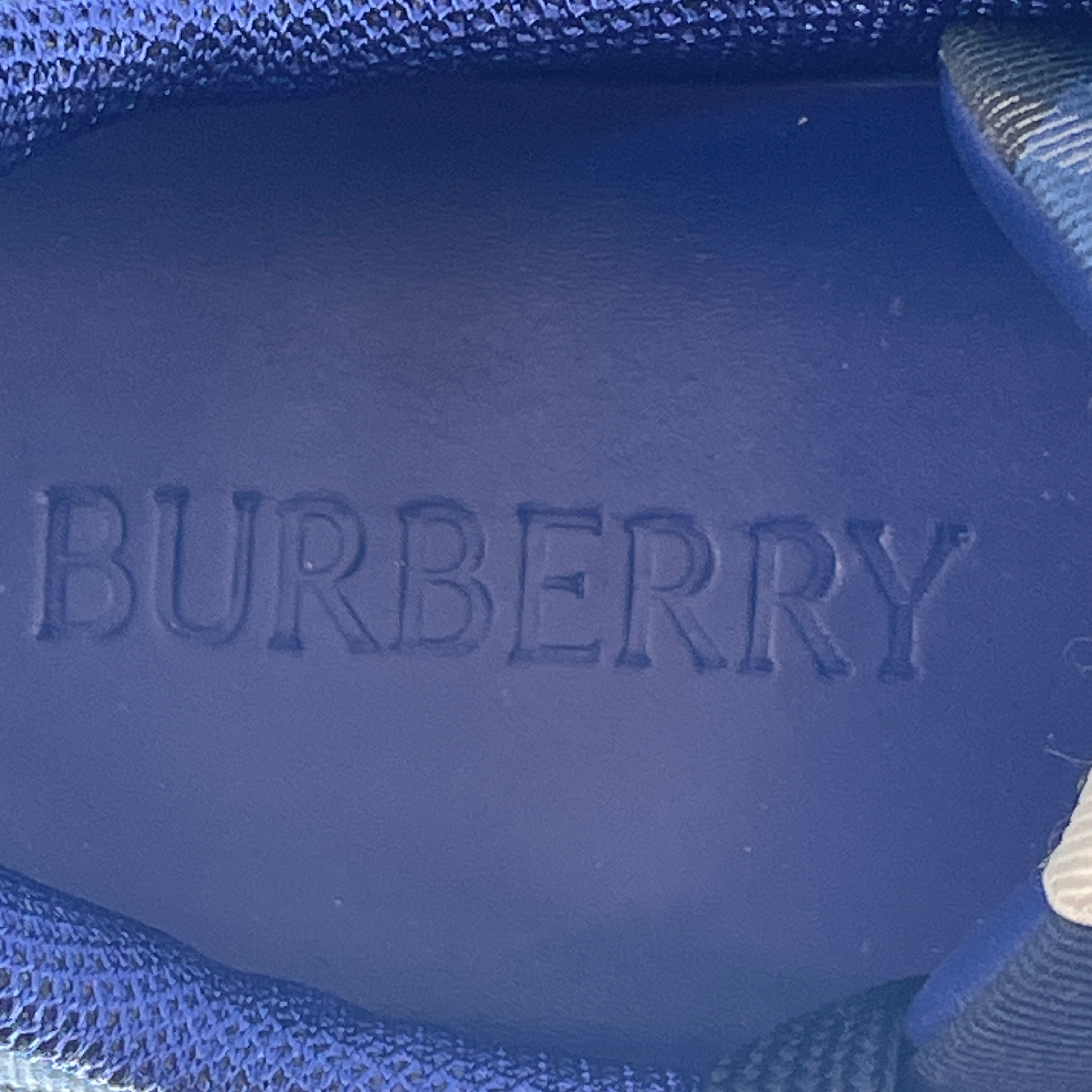BURBERRY/Low-Sneakers/EU 42/All Over Print/Leather/NVY/ view 5