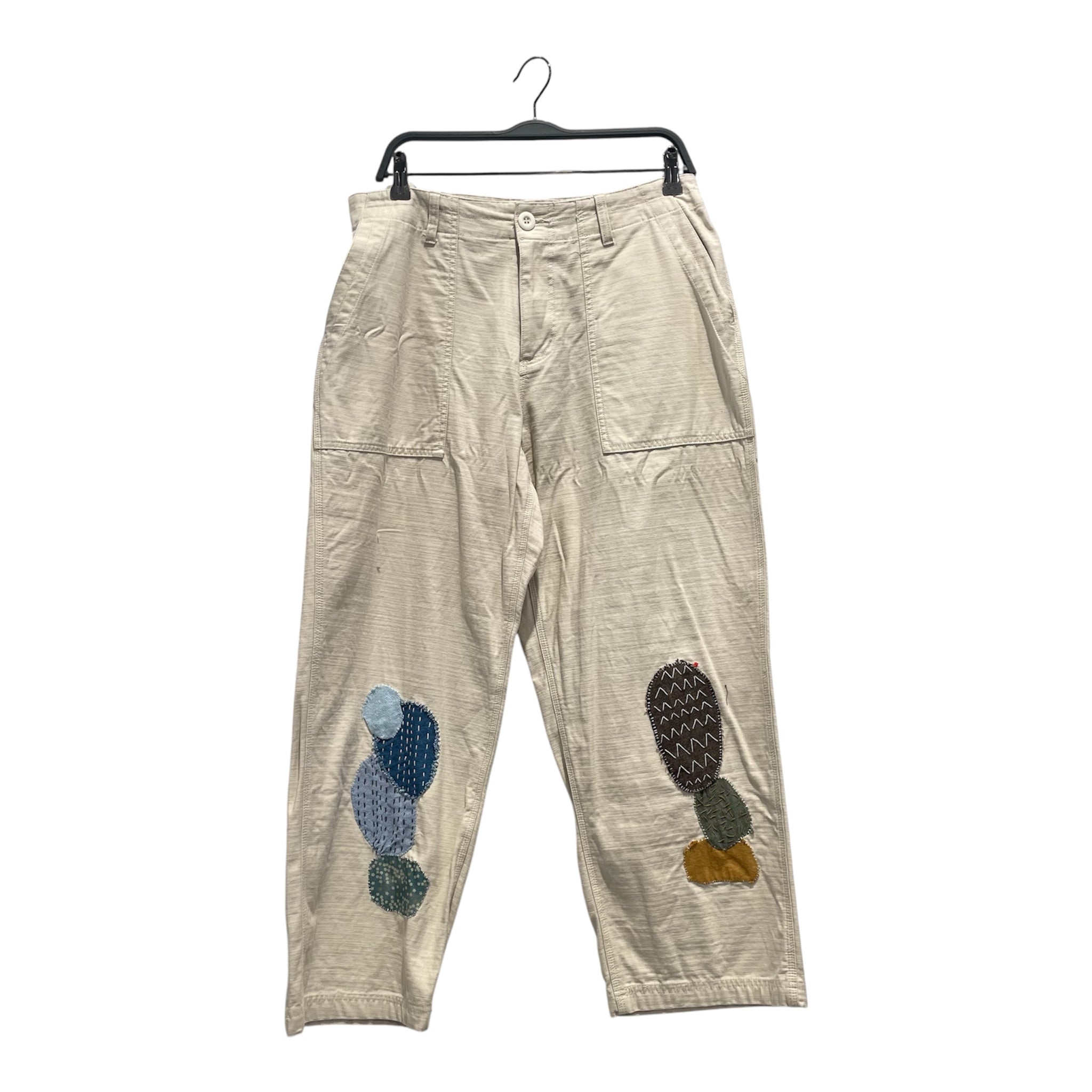 FRIZMWORKS/Pants/XL/Cotton/BEG/patchwork view 1