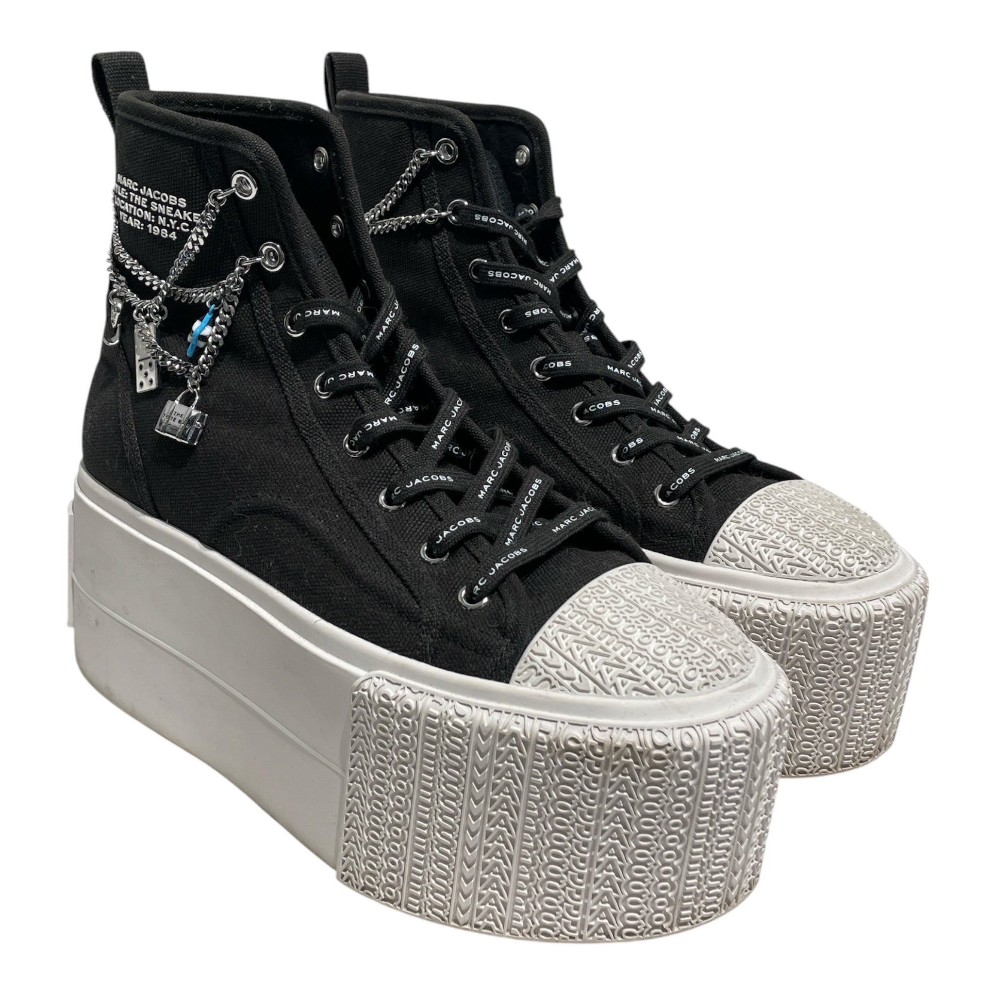 MARC JACOBS/Hi-Sneakers/EU 39/BLK/THE PLATFORM HIGH SNEAKERS view 1