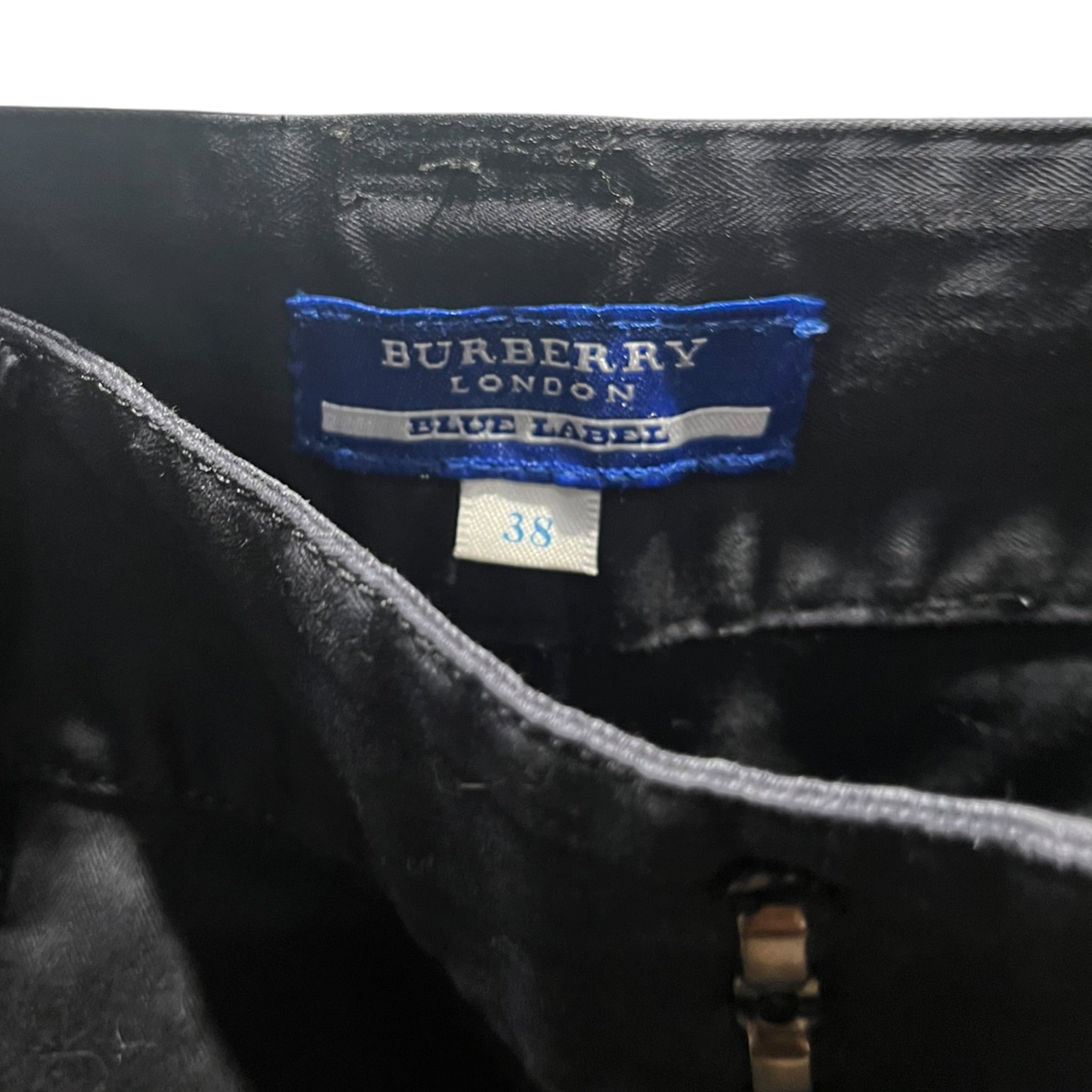 BURBERRY BLUE LABEL/Shorts/38/Stripe/Cotton/NVY/Cargo Shorts view 3
