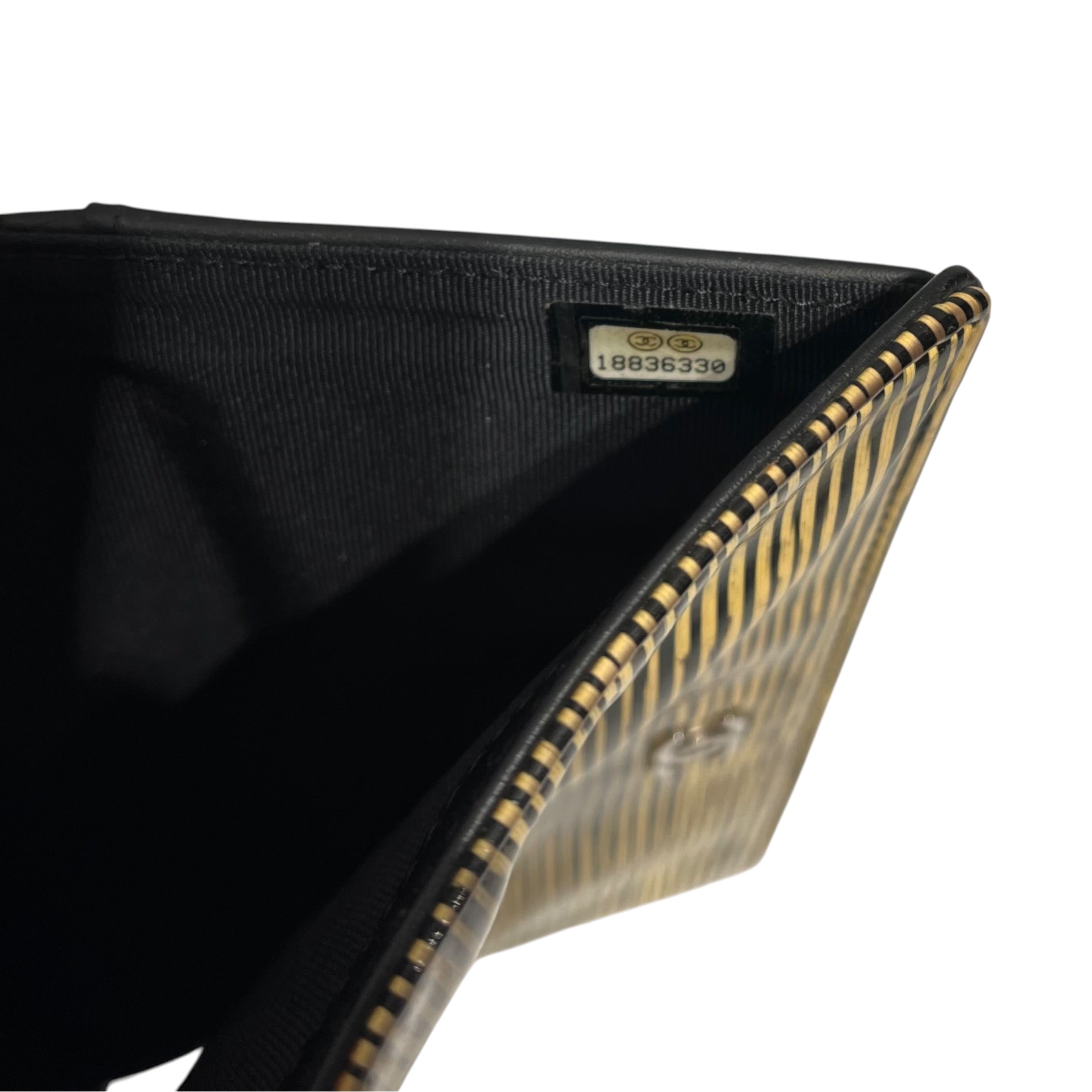 CHANEL/Long Wallet/Stripe/Leather/YEL/L's/ view 5