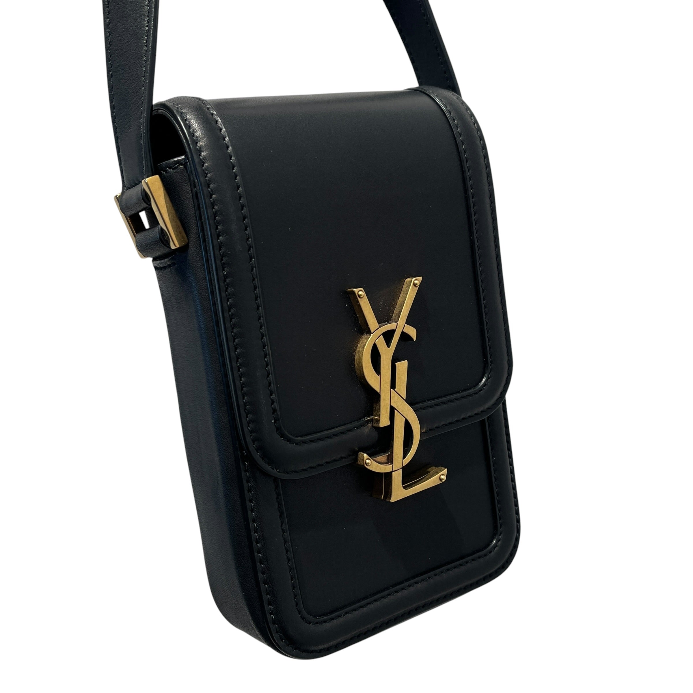YVES SAINT LAURENT/Hand Bag/Leather/BLK/SOLFERINO view 16