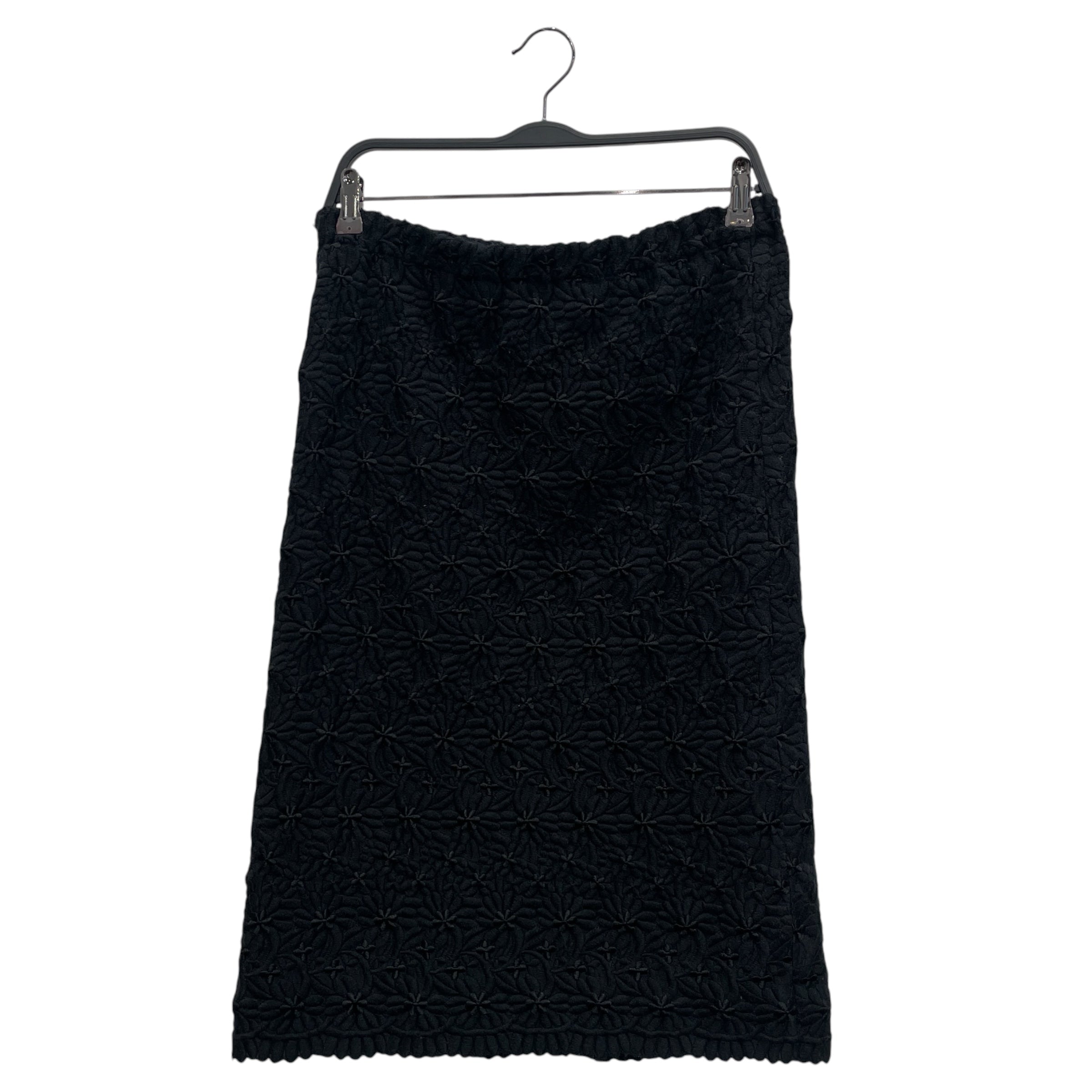 COMME des GARCONS COMME des GARCONS///Skirt/S/Floral Pattern/Acrylic/BLK//W [Designers] Design/ view 1