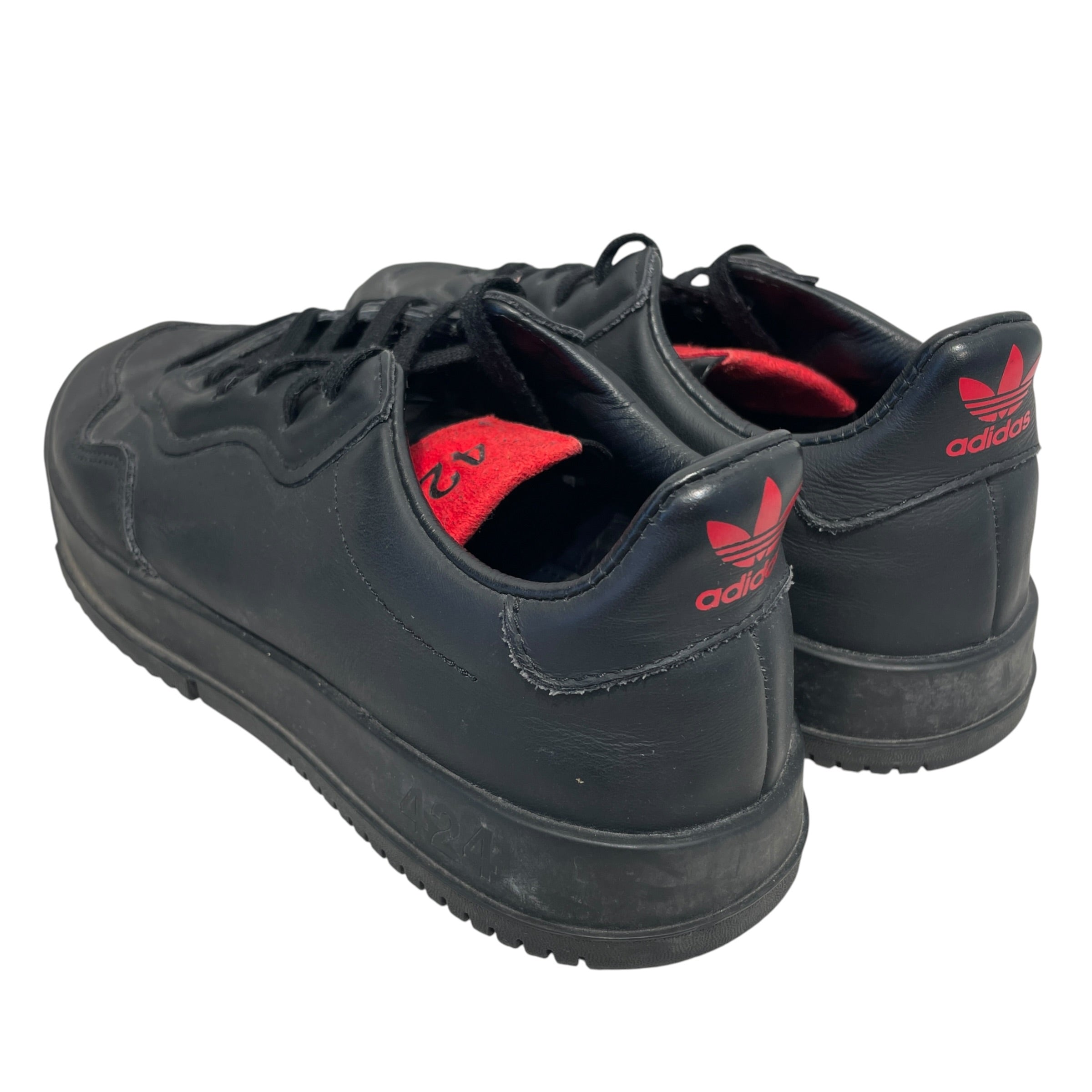 adidas/424(FourTwoFour)/Low-Sneakers/US 9/Leather/BLK/SC Premiere view 2