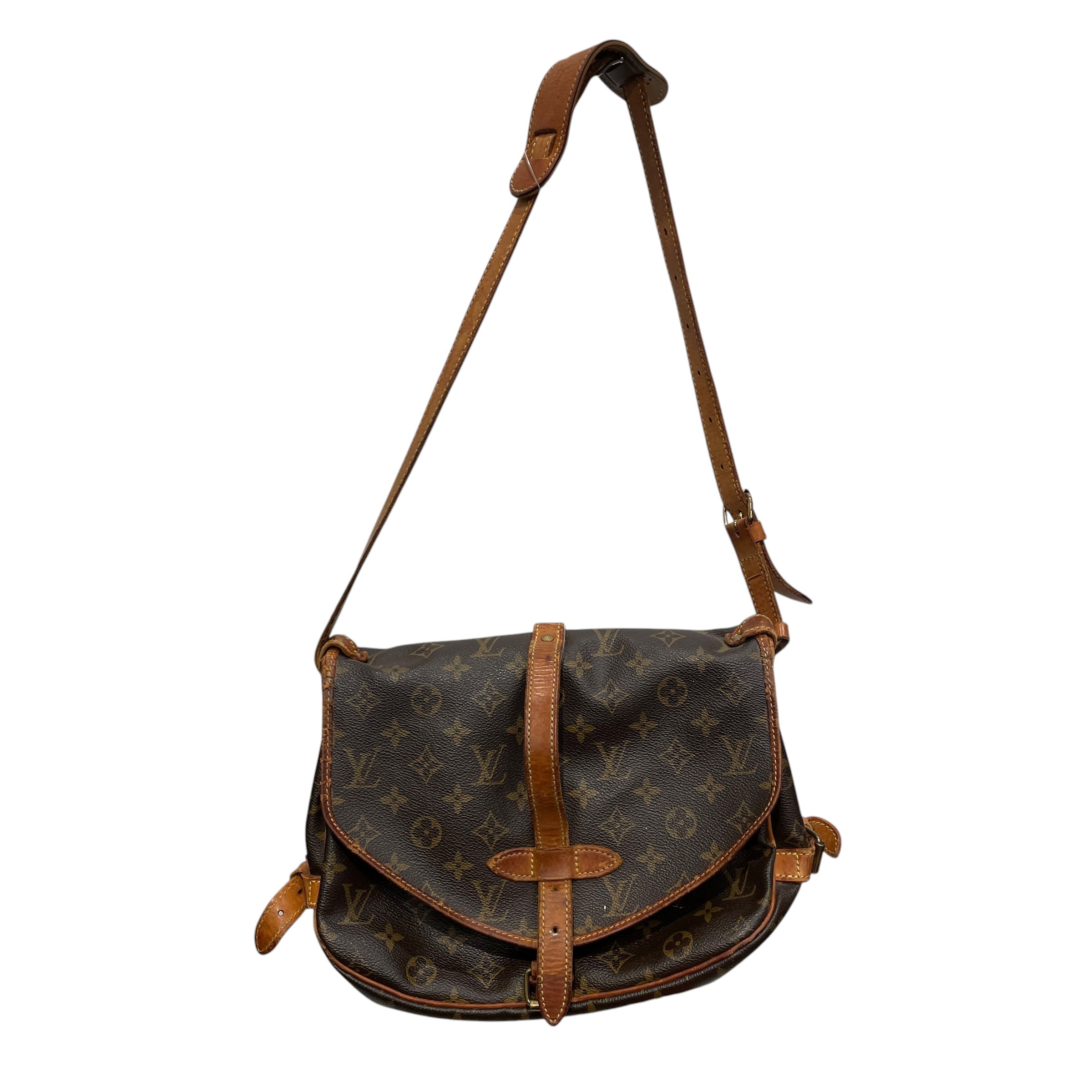 LOUIS VUITTON/Bag/Leather/BRW/SATCHEL view 2