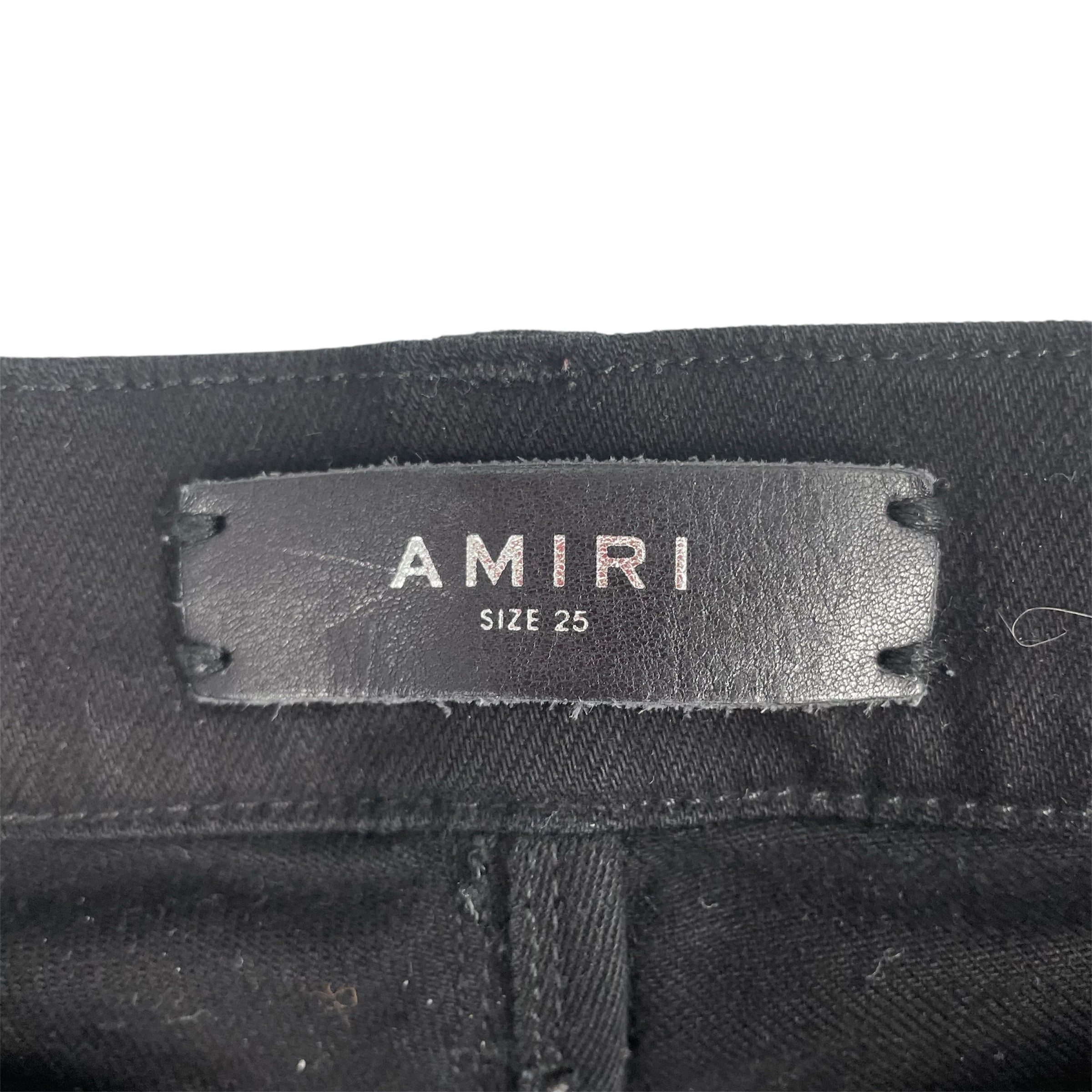 AMIRI/Skinny Pants/25/Cotton/BLK/Low-rise/#150712 view 3
