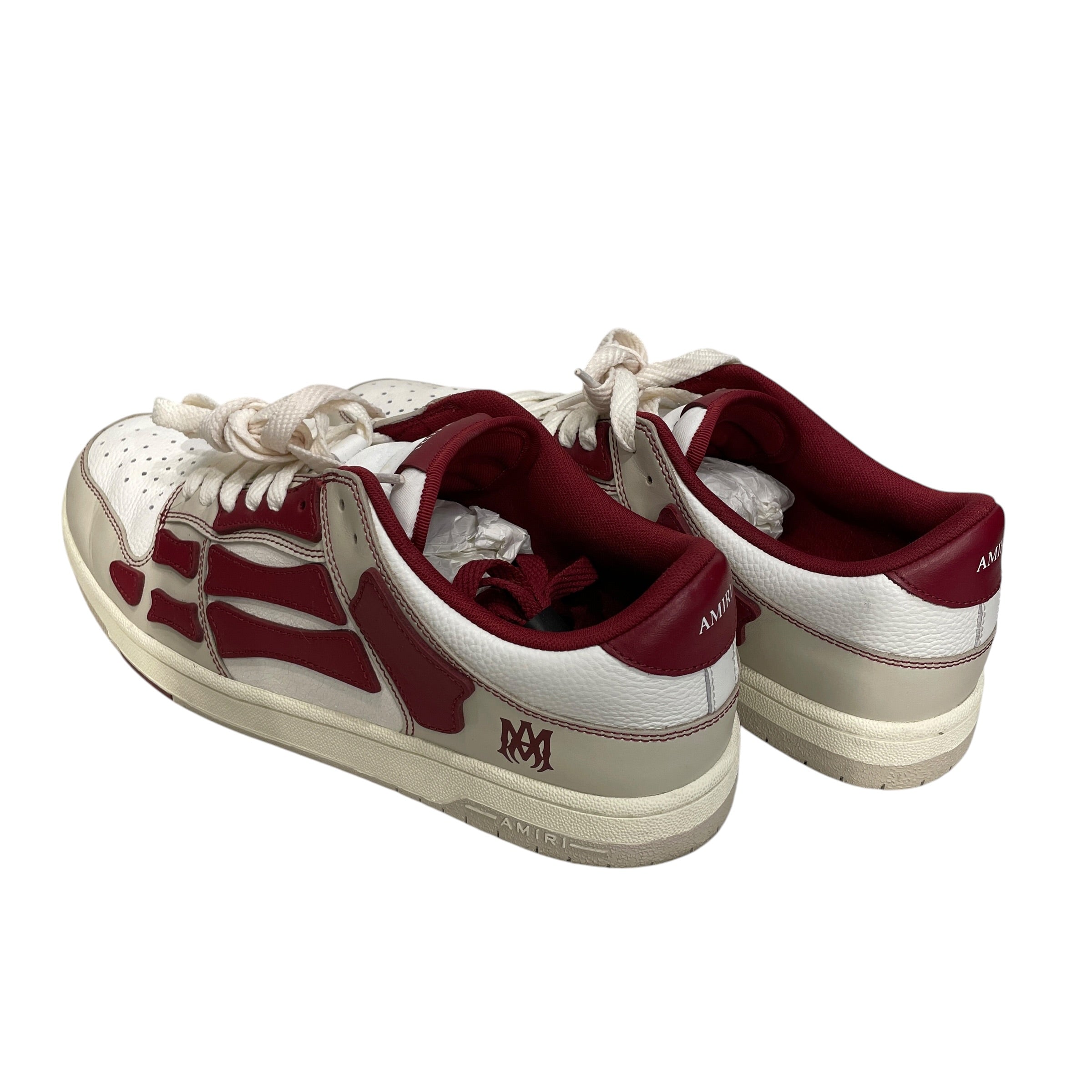 AMIRI/Low-Sneakers/US 14/Leather/BRD/VARISTY SKUL LOW view 2