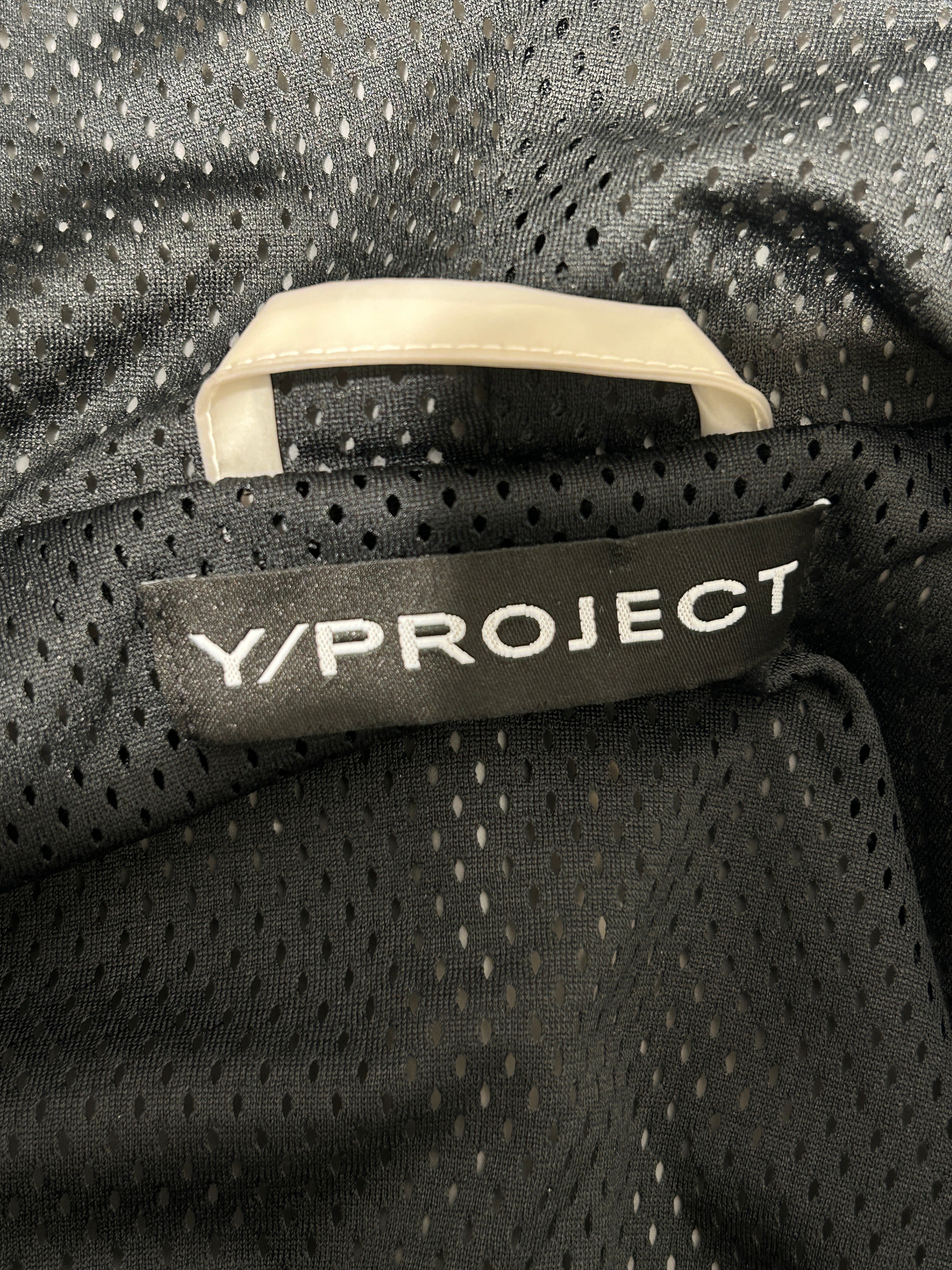 Y/PROJECT/Windbreaker/S/Nylon/GRY/PVC DOUBLE LAYER JACKET view 3