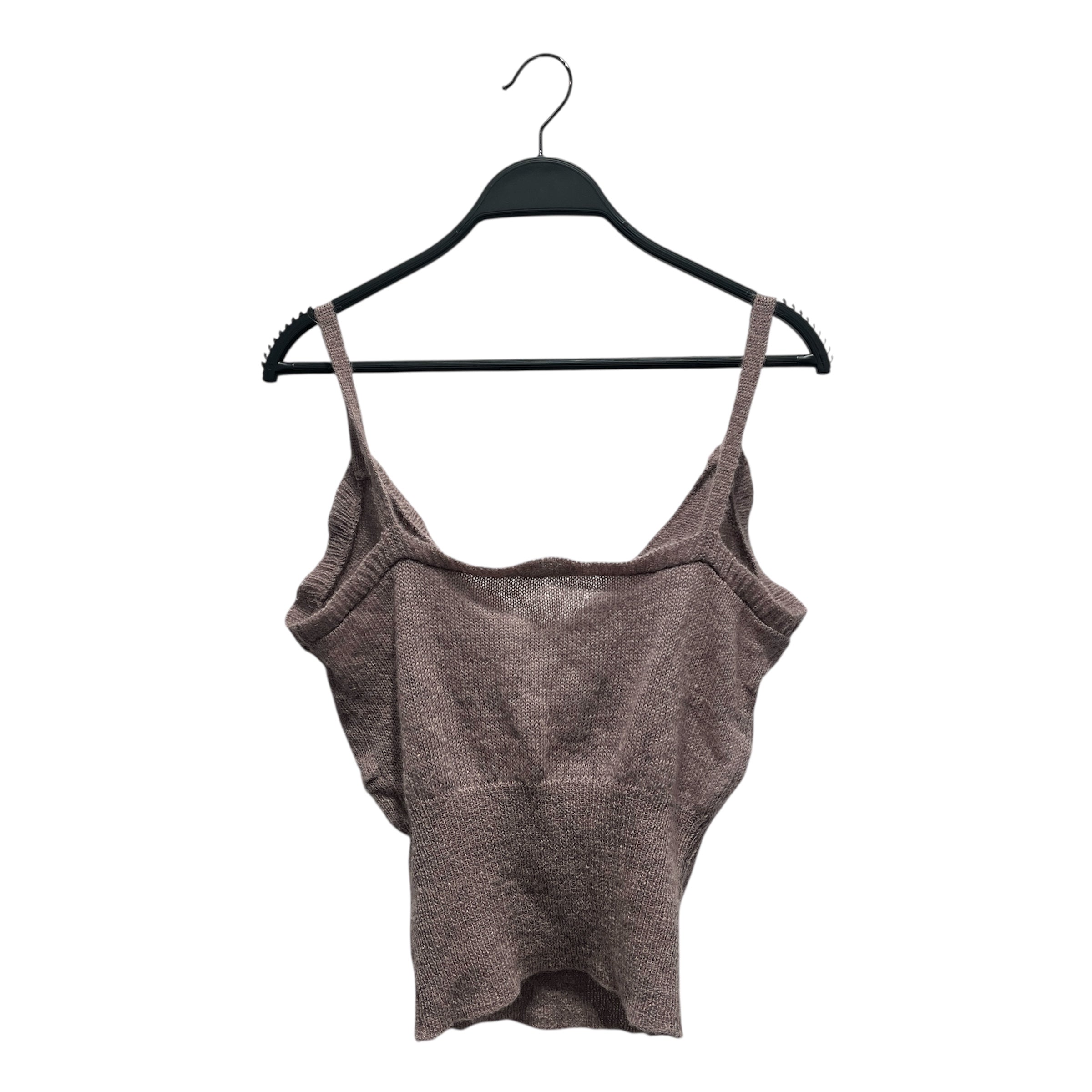 MIU MIU/SL Blouse/S/Mohair/GRY/knit tank view 2