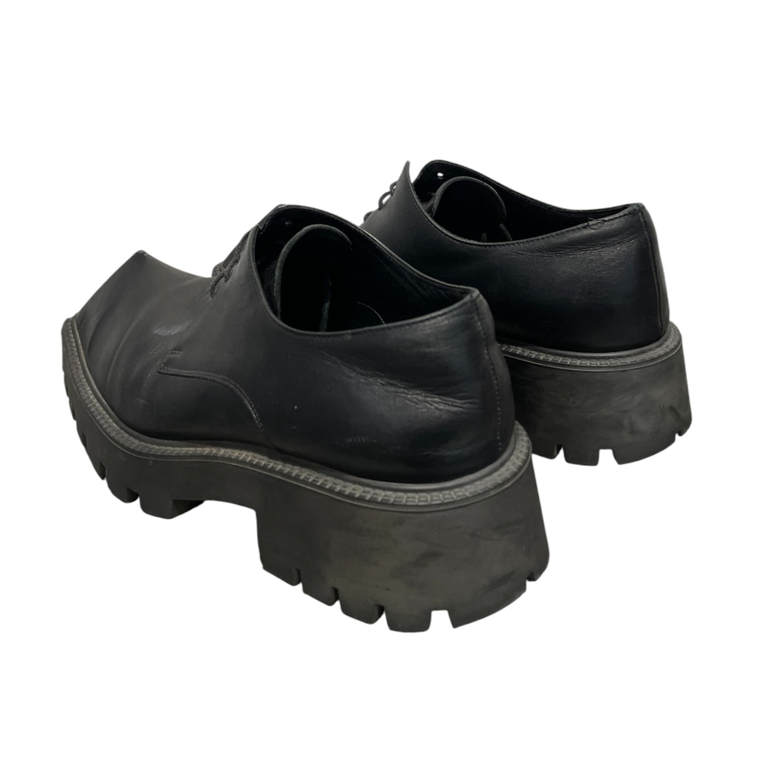 BALENCIAGA/Low-Sneakers/EU 43/Leather/BLK/rhino derby view 2