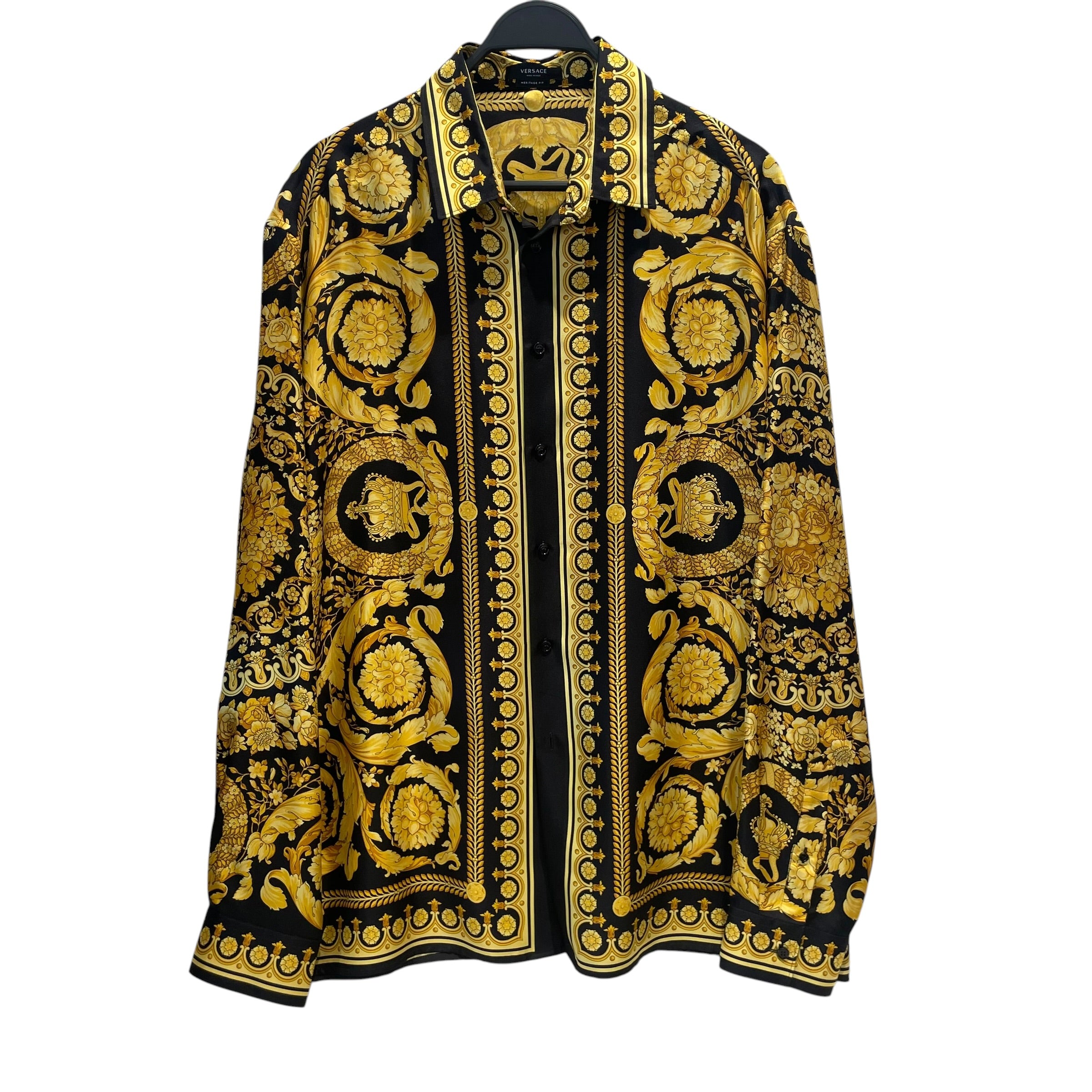 GIANNI VERSACE/Polo Shirt/58/Silk/GLD/All Over Print/BAROCCO SILK view 1