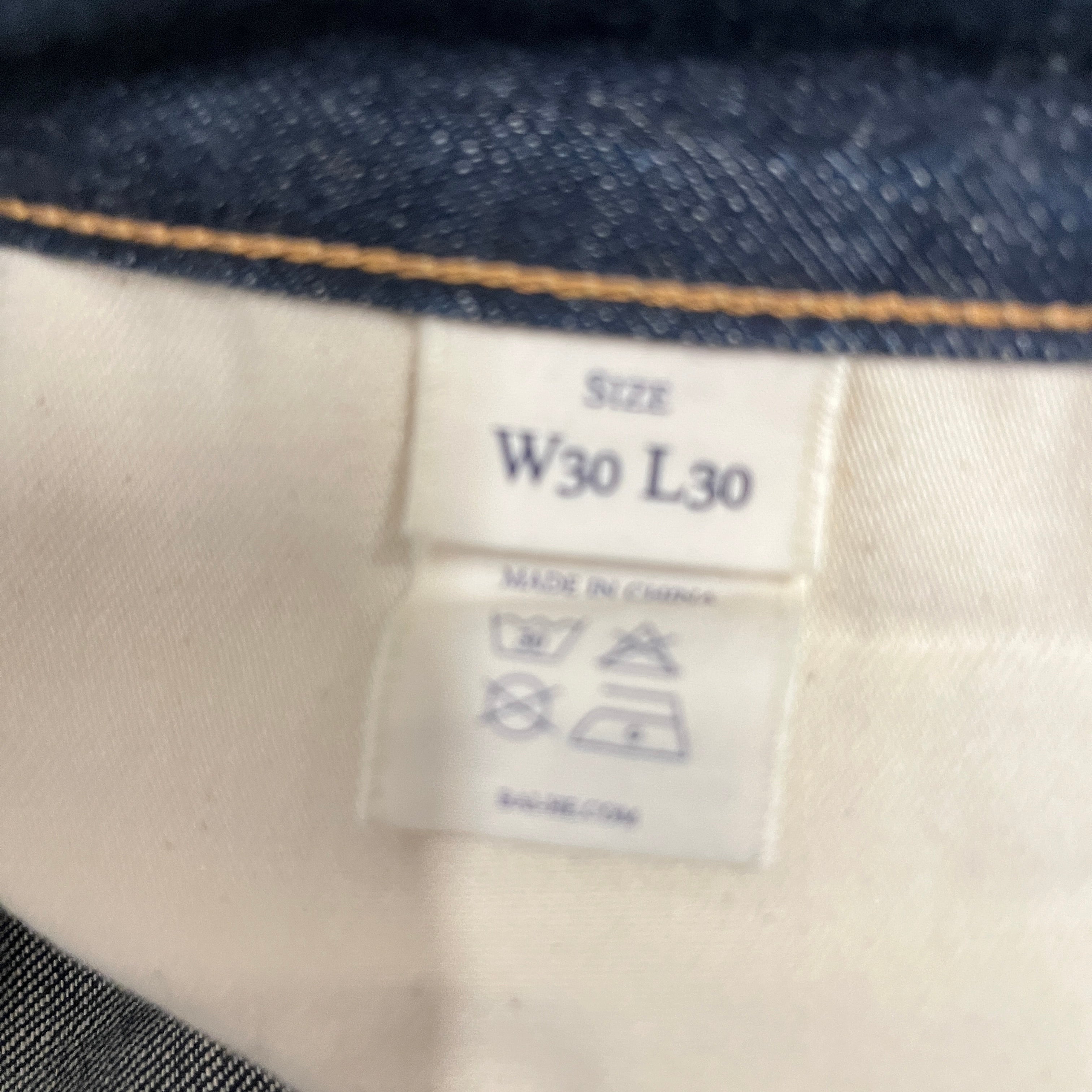 BAI-HE DENIM/Skinny Pants/30/Denim/NVY/SNAKE SKIN SELVEDGE RAW view 4