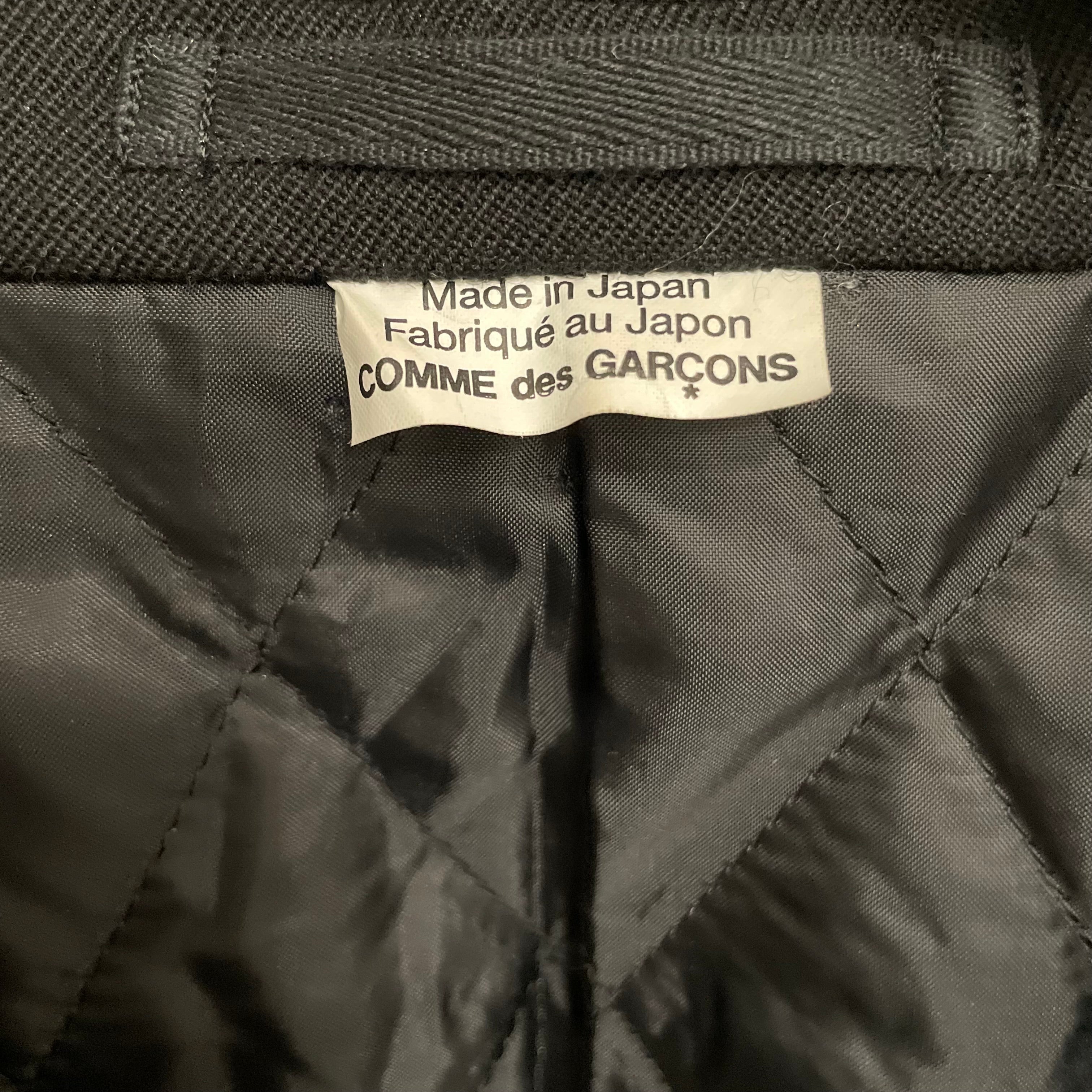 COMME des GARCONS HOMME PLUS/Coat/L/Black/Wool/PL-C004 view 3