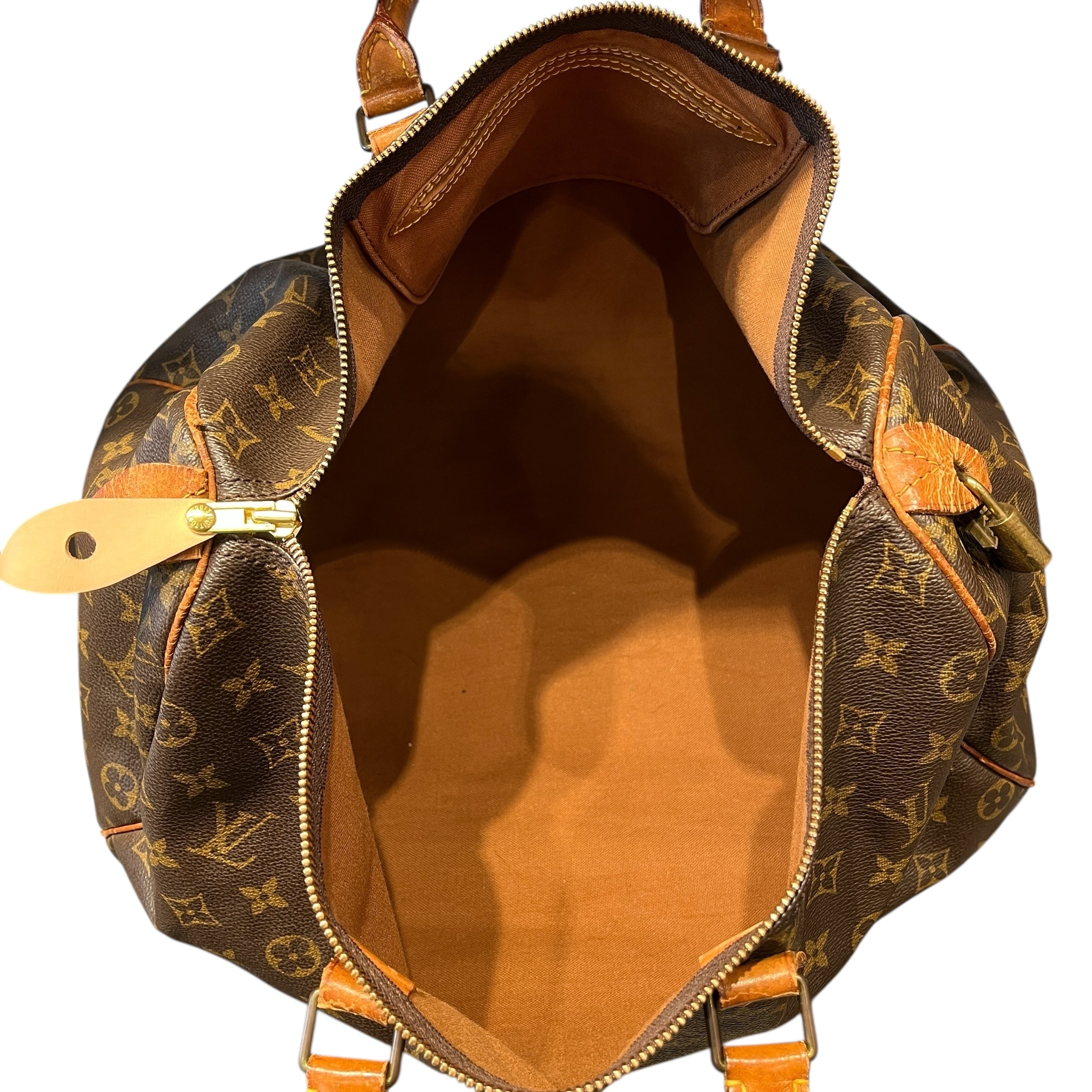 LOUIS VUITTON/Hand Bag/Monogram/Leather/BRW/SPEEDY 40 view 4