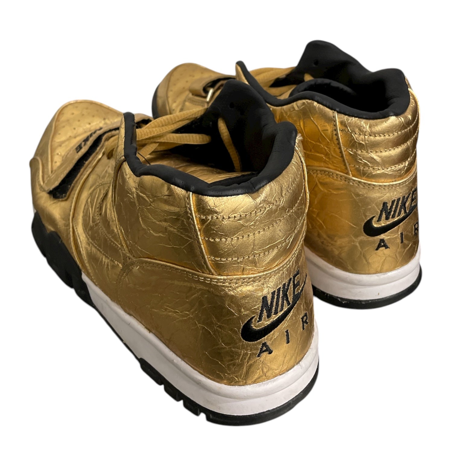 NIKE/Hi-Sneakers/US 13/GLD/prm qs superbowl 50 view 2